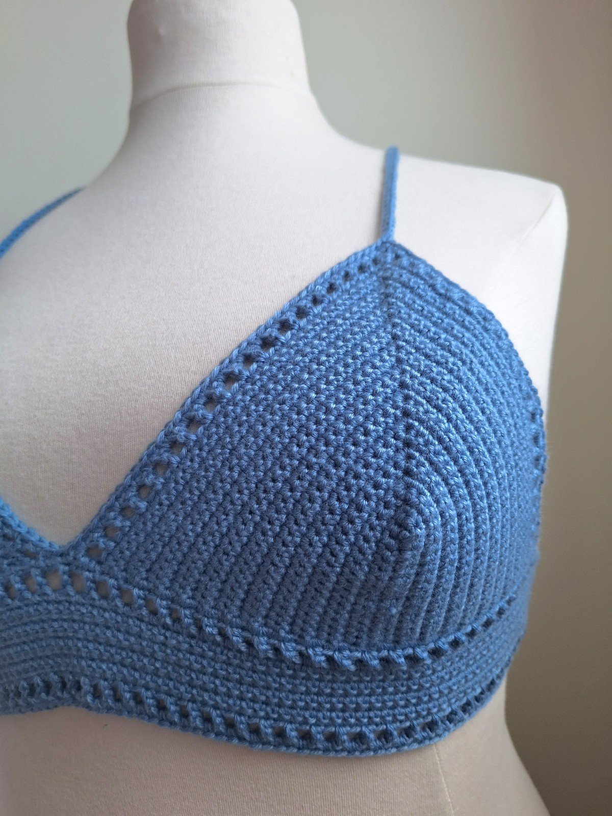 Gehaakt topje 'Boho top blauw | paars'