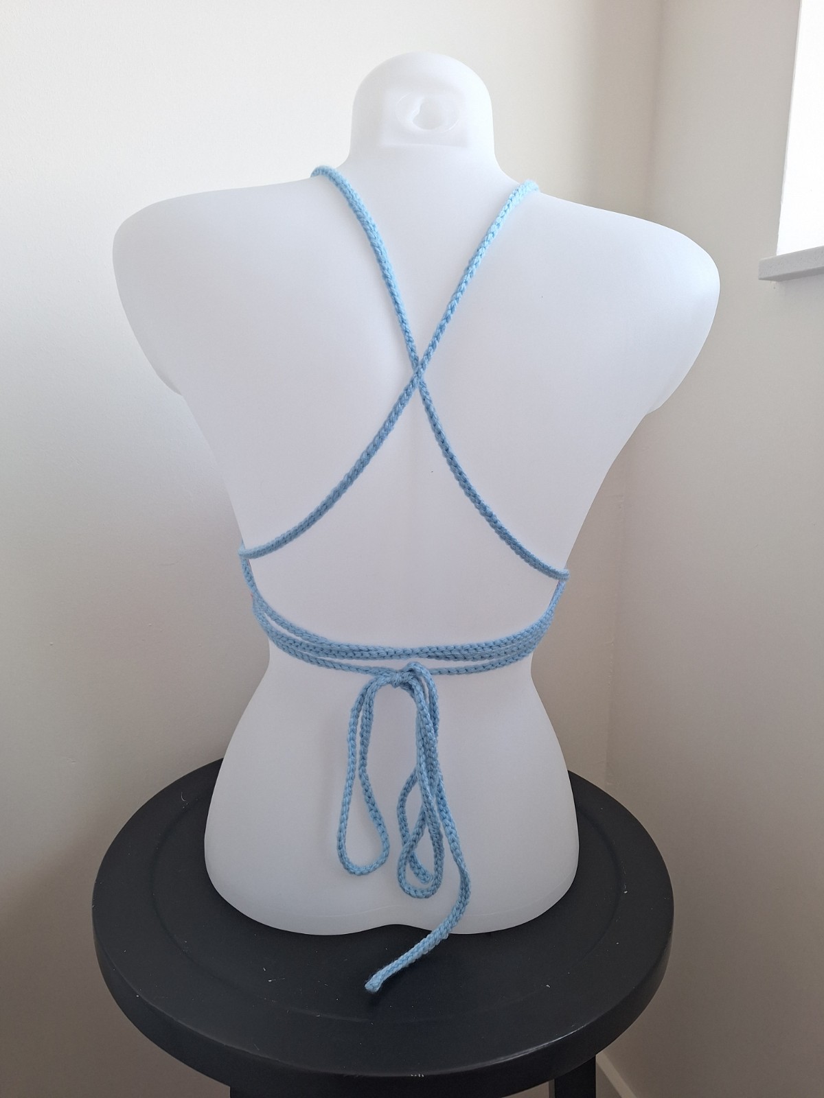 Gehaakt topje 'Pride transgender vlag' - 88248 Gehaakt topje 'Pride transgender vlag'