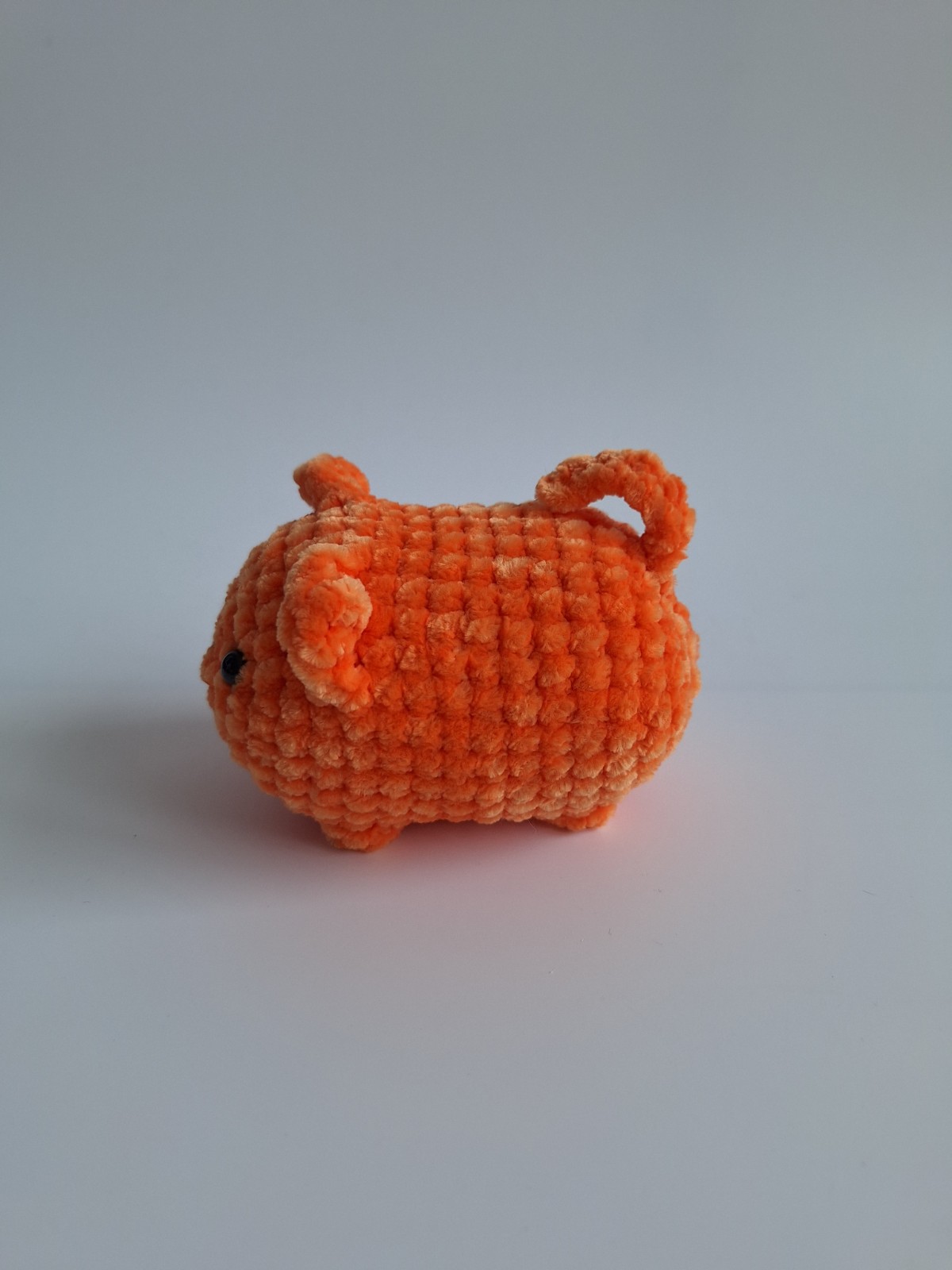 Gehaakte knuffel 'Oranje kat'