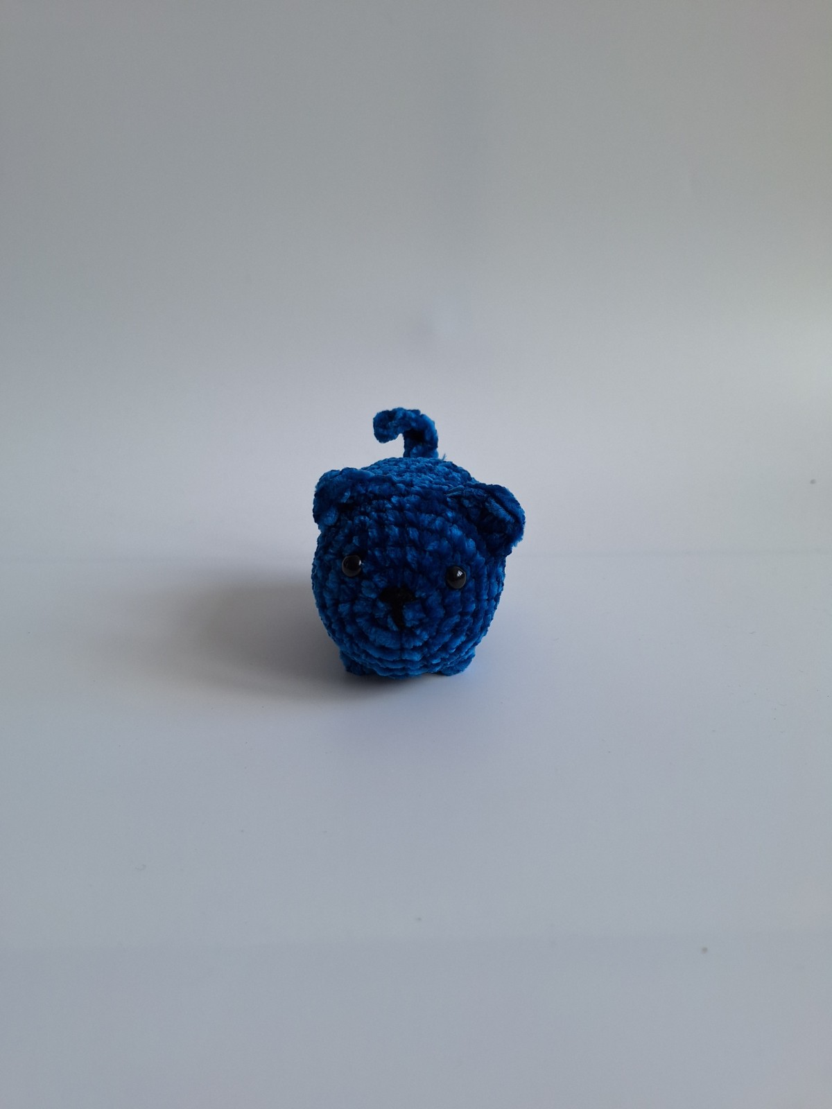 Gehaakte knuffel 'Petrol kat'