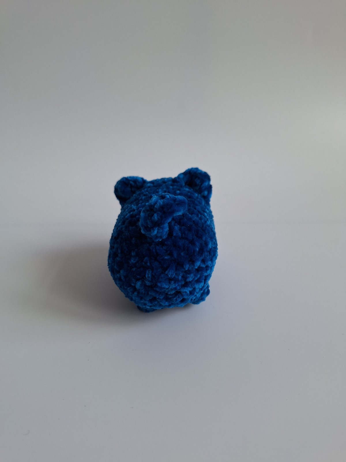 Gehaakte knuffel 'Petrol kat'