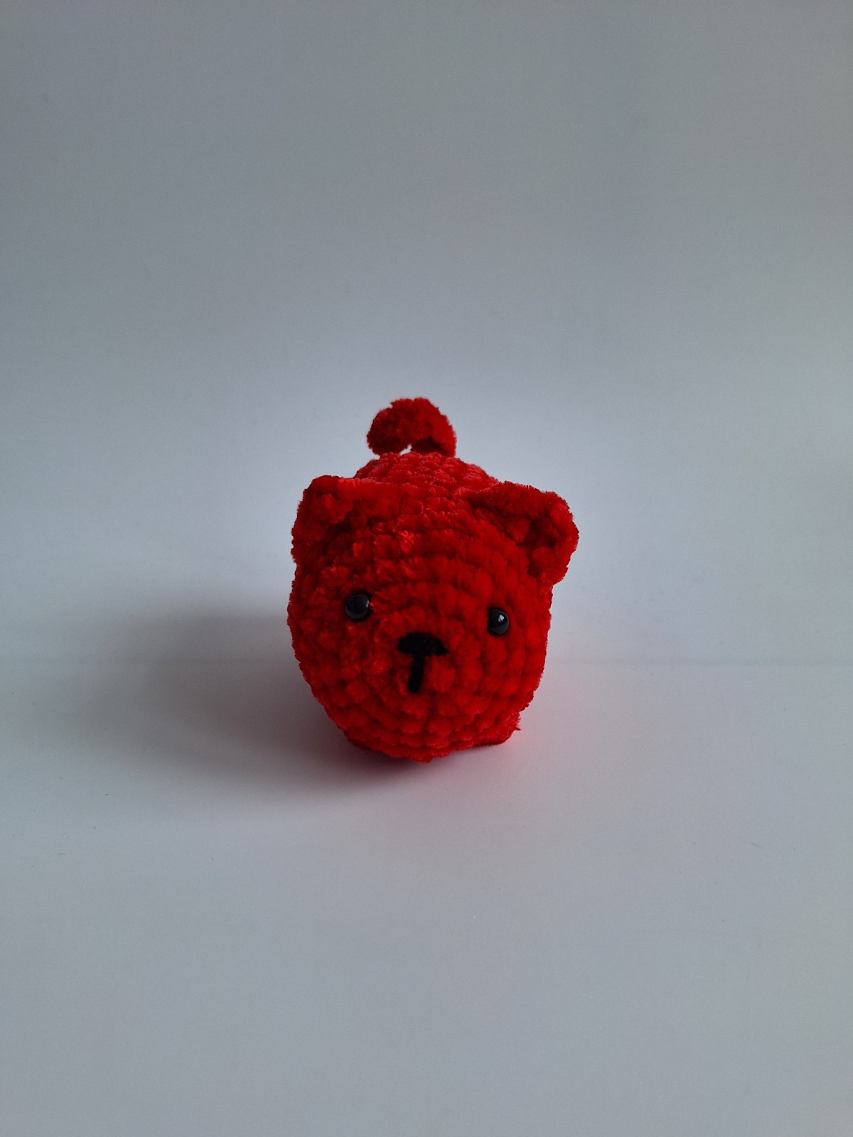 Gehaakte knuffel 'Rode kat'