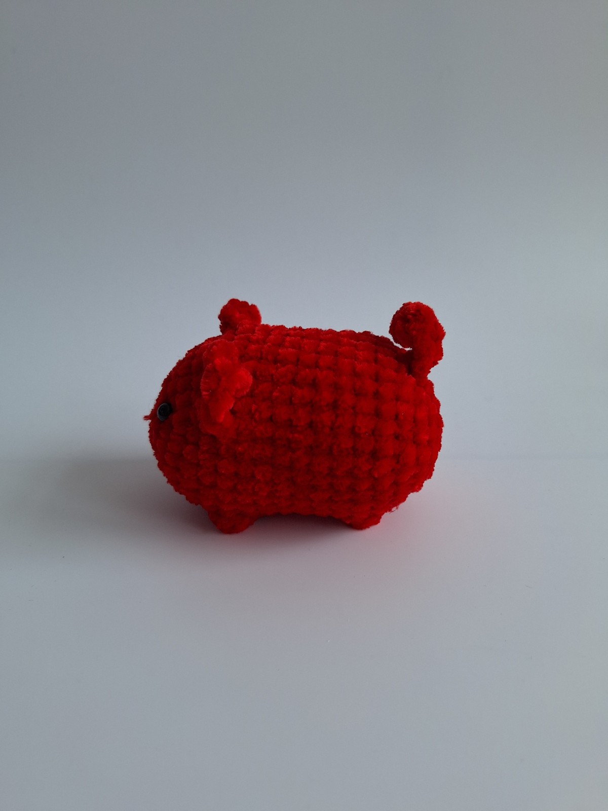 Gehaakte knuffel 'Rode kat'