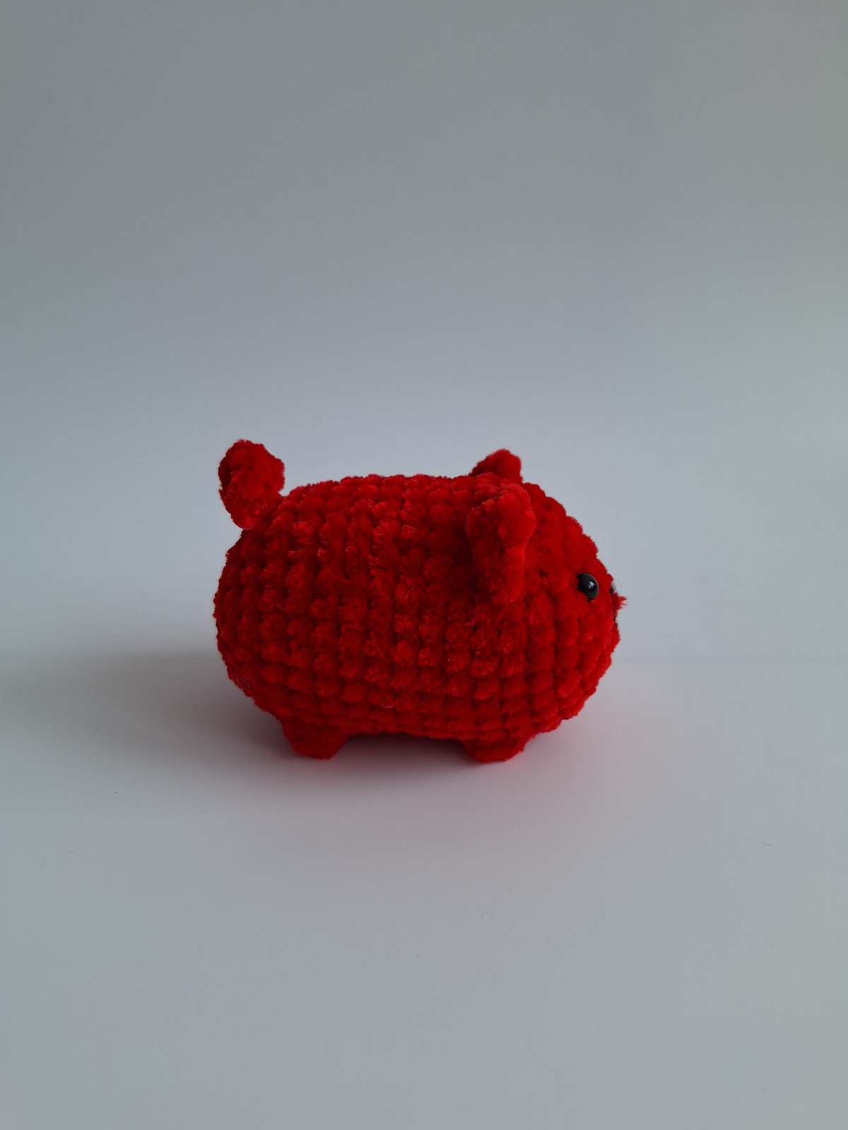 Gehaakte knuffel 'Rode kat'