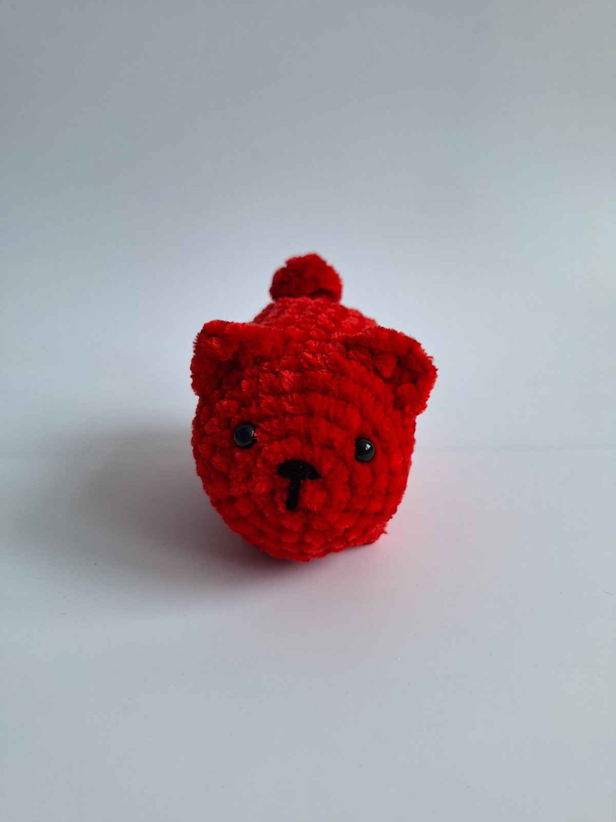 Gehaakte knuffel 'Rode kat'