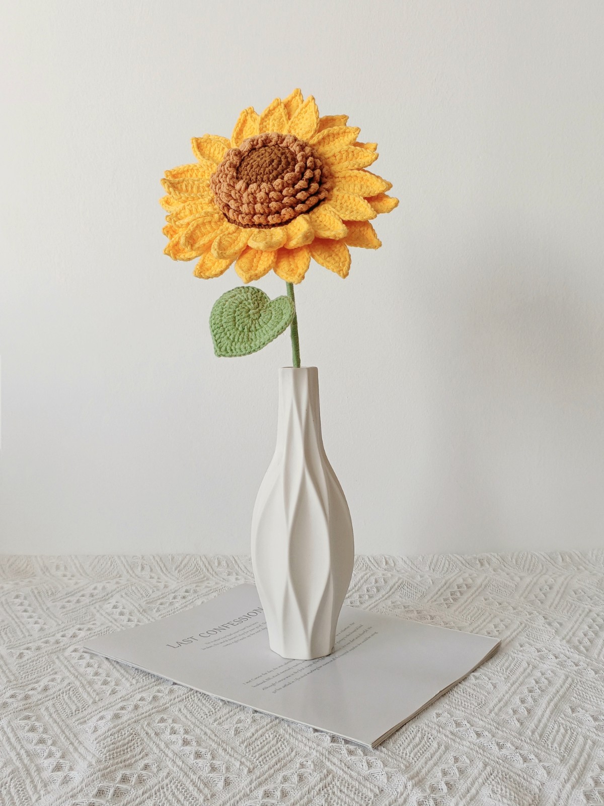 Handgemaakte gehaakte zonnebloemen – 3 stuks vol zonneschijn en vro… - 87653 Handgemaakte gehaakte zonnebloemen – 3 stuks vol zonneschijn en vrolijkheid