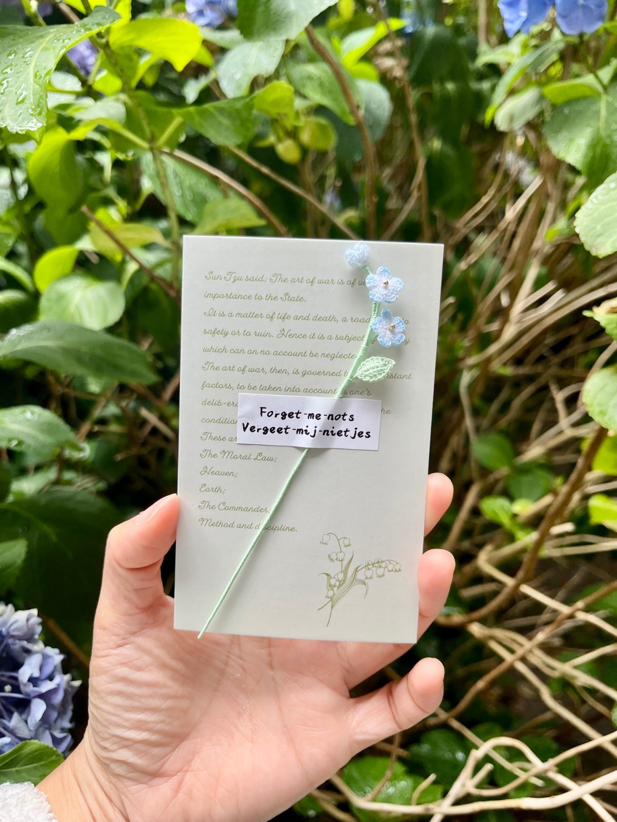 Micro Gehaakte vergeet-mij-niet Boekenleggers - 84903 Micro Gehaakte vergeet-mij-niet Boekenleggers