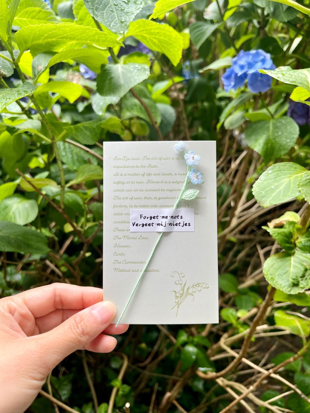 Micro Gehaakte vergeet-mij-niet Boekenleggers - 84905 Micro Gehaakte vergeet-mij-niet Boekenleggers