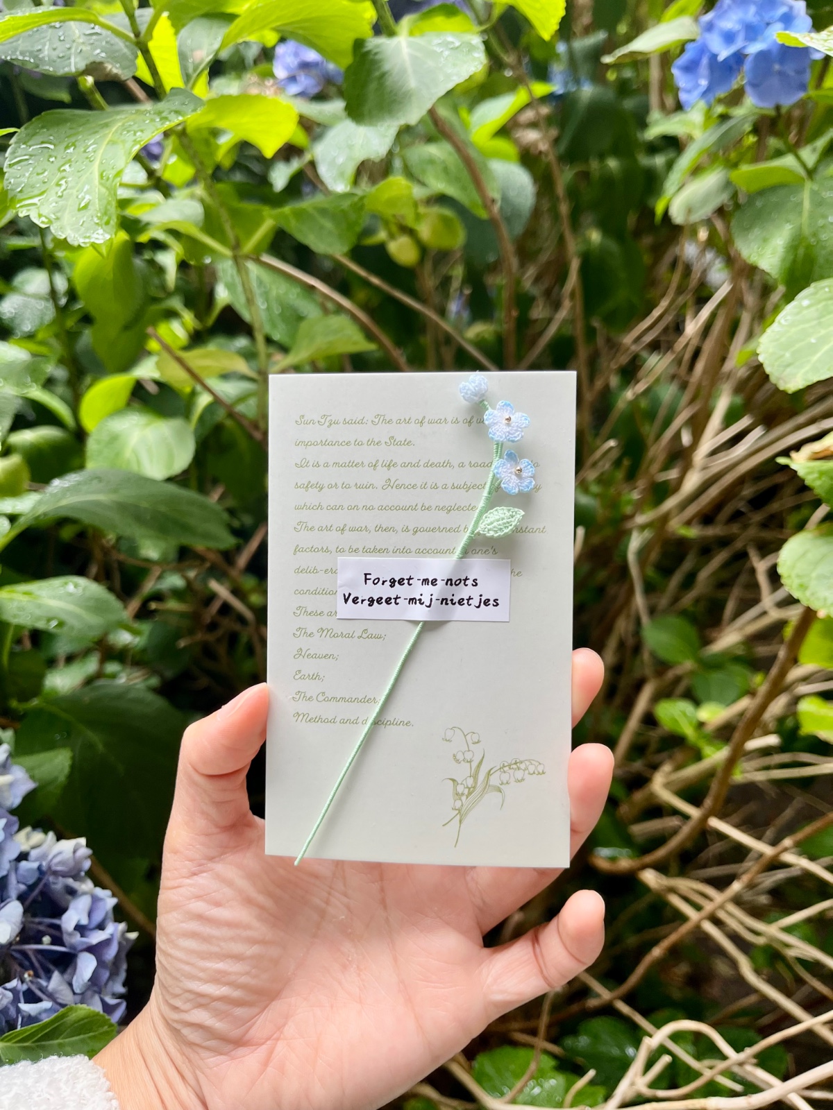 Micro Gehaakte vergeet-mij-niet Boekenleggers - 84906 Micro Gehaakte vergeet-mij-niet Boekenleggers