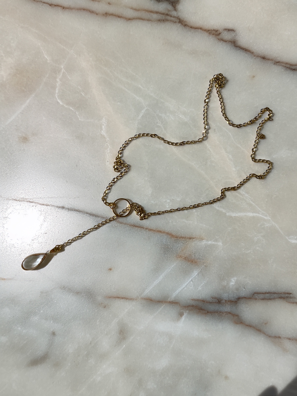 zelf in te stellen jasseron ketting goudkleurig met hanger - 88384 zelf in te stellen jasseron ketting goudkleurig met hanger