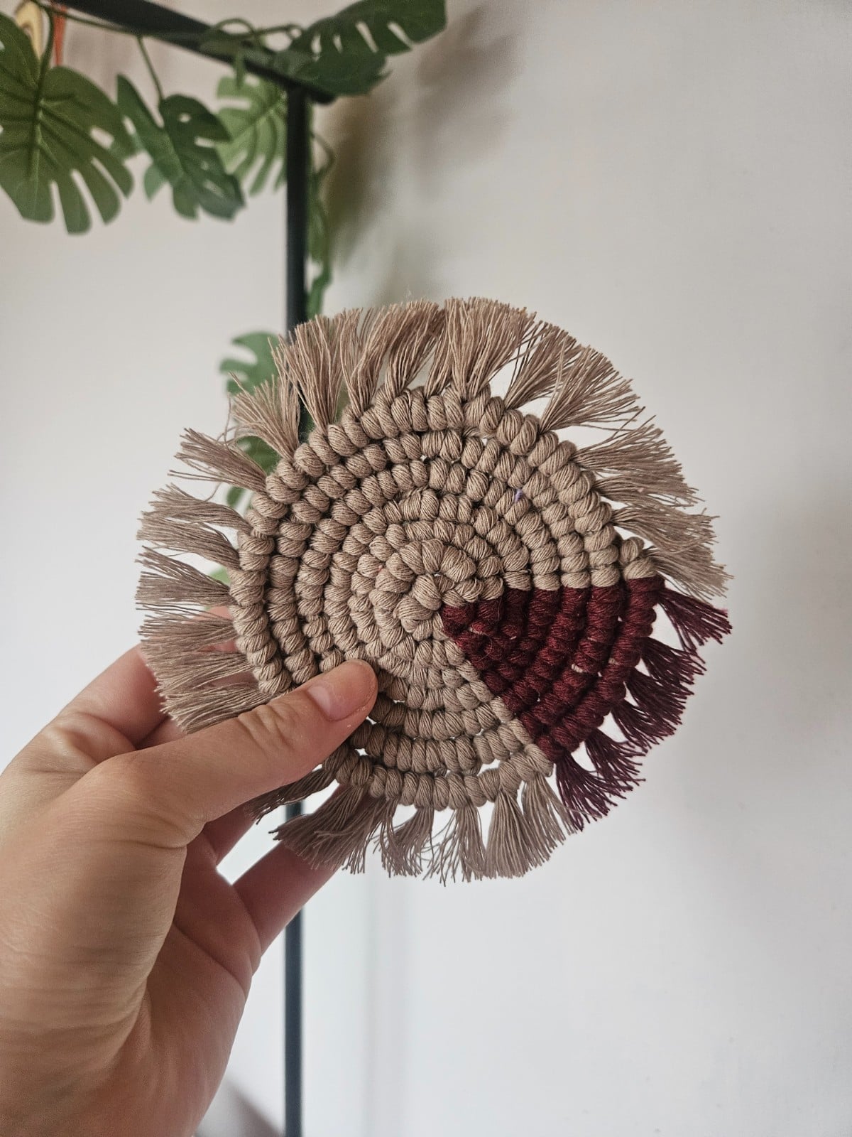 Camel, bordeauxrode onderzetter - 92117 Camel, bordeauxrode onderzetter