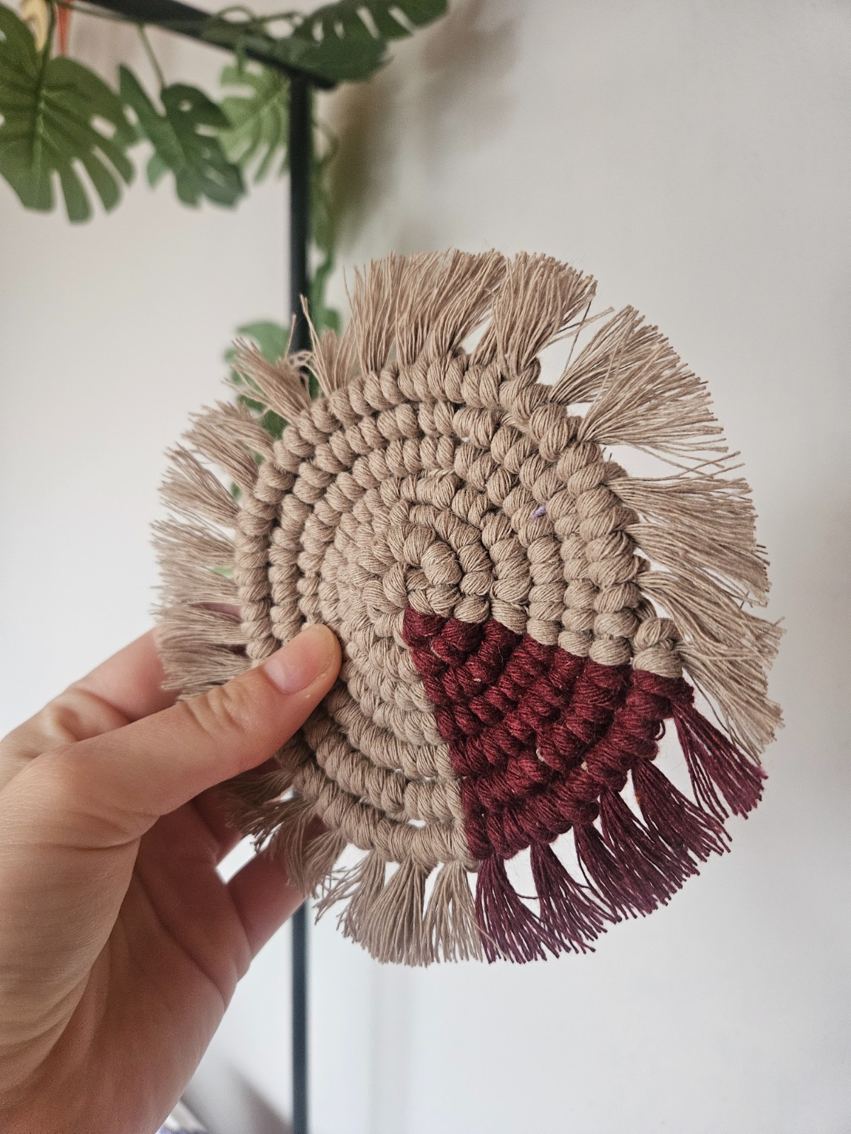 Camel, bordeauxrode onderzetter - 92119 Camel, bordeauxrode onderzetter