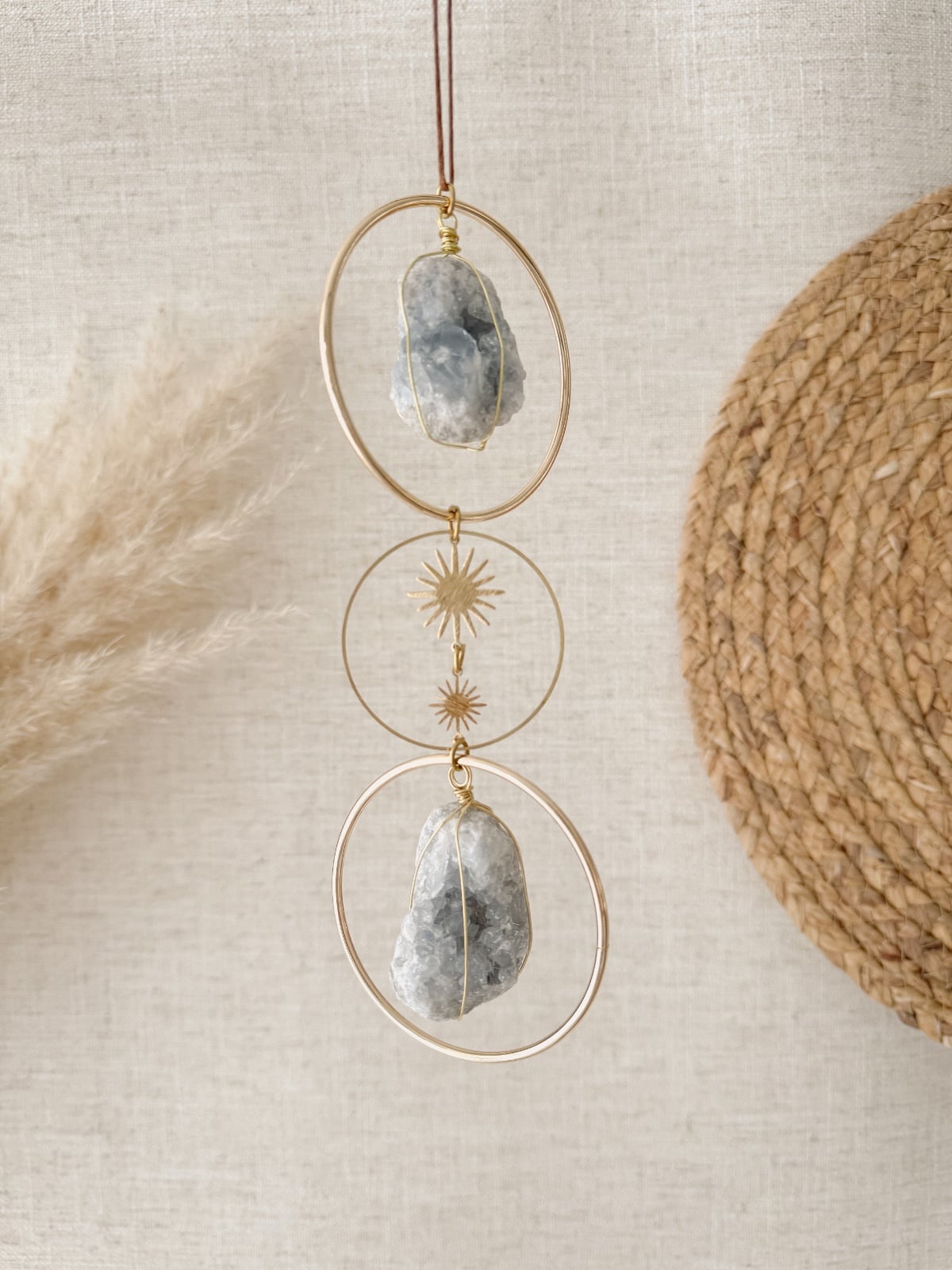 Celestien edelsteenhanger als decoratie in huis - 91498 Celestien edelsteenhanger als decoratie in huis