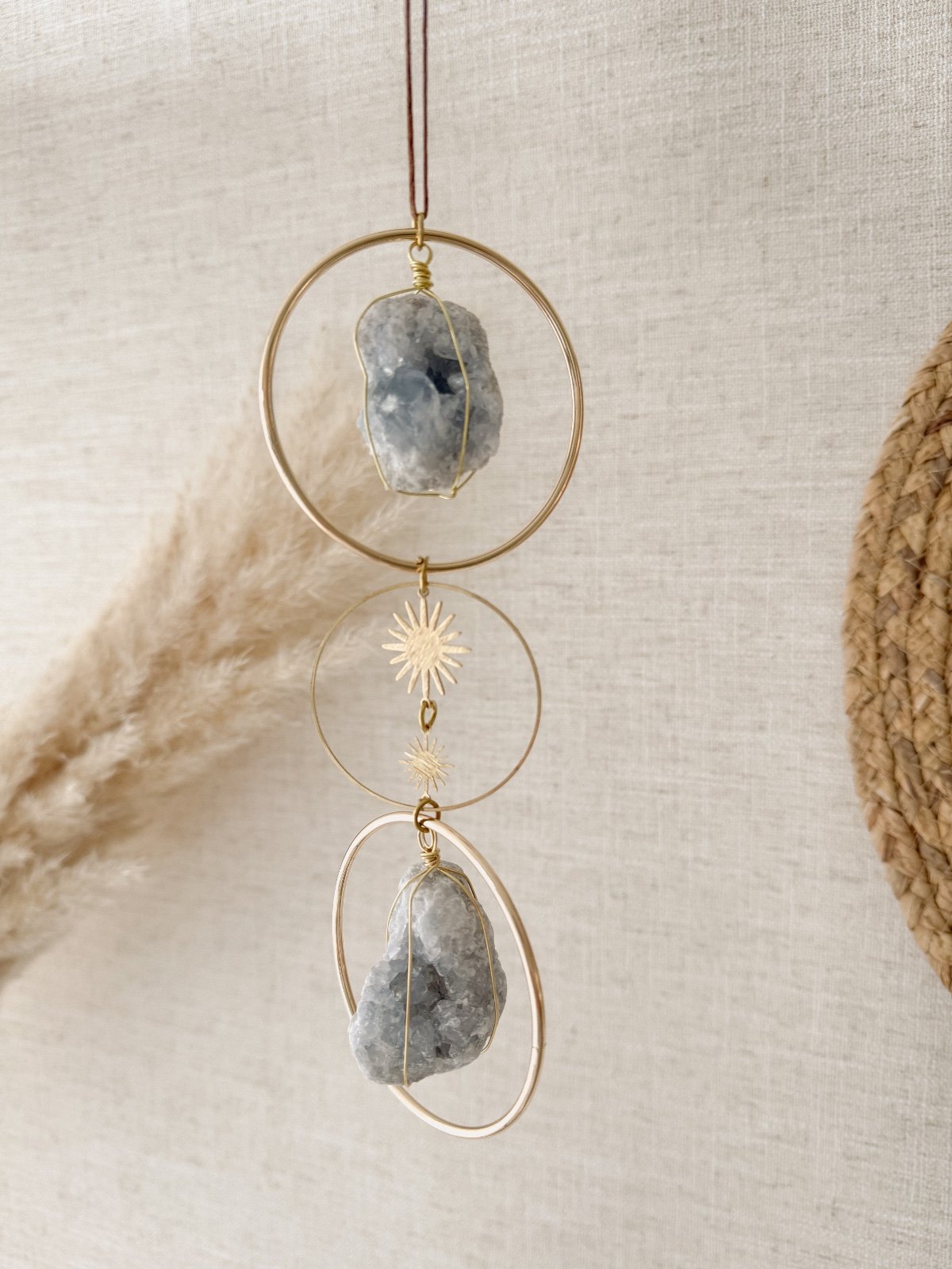 Celestien edelsteenhanger als decoratie in huis - 91500 Celestien edelsteenhanger als decoratie in huis