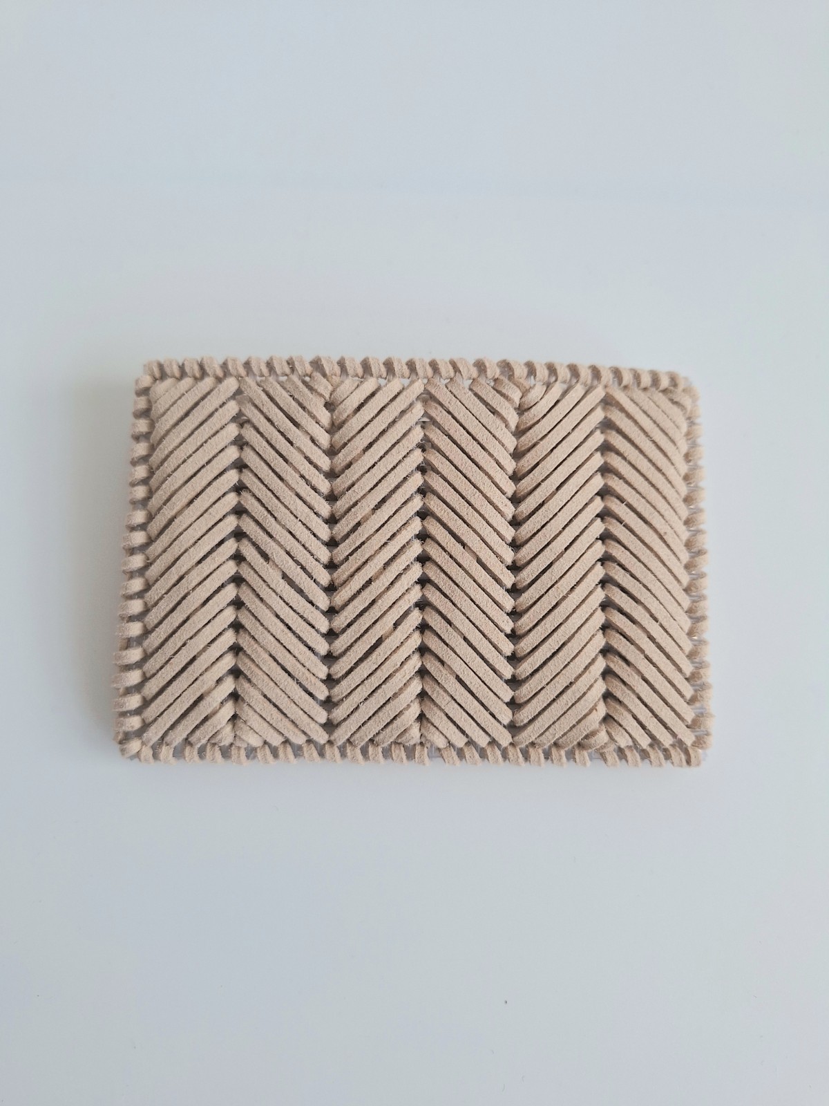 Geweven pasjeshouder 'Beige' - 91405 Geweven pasjeshouder | Beige