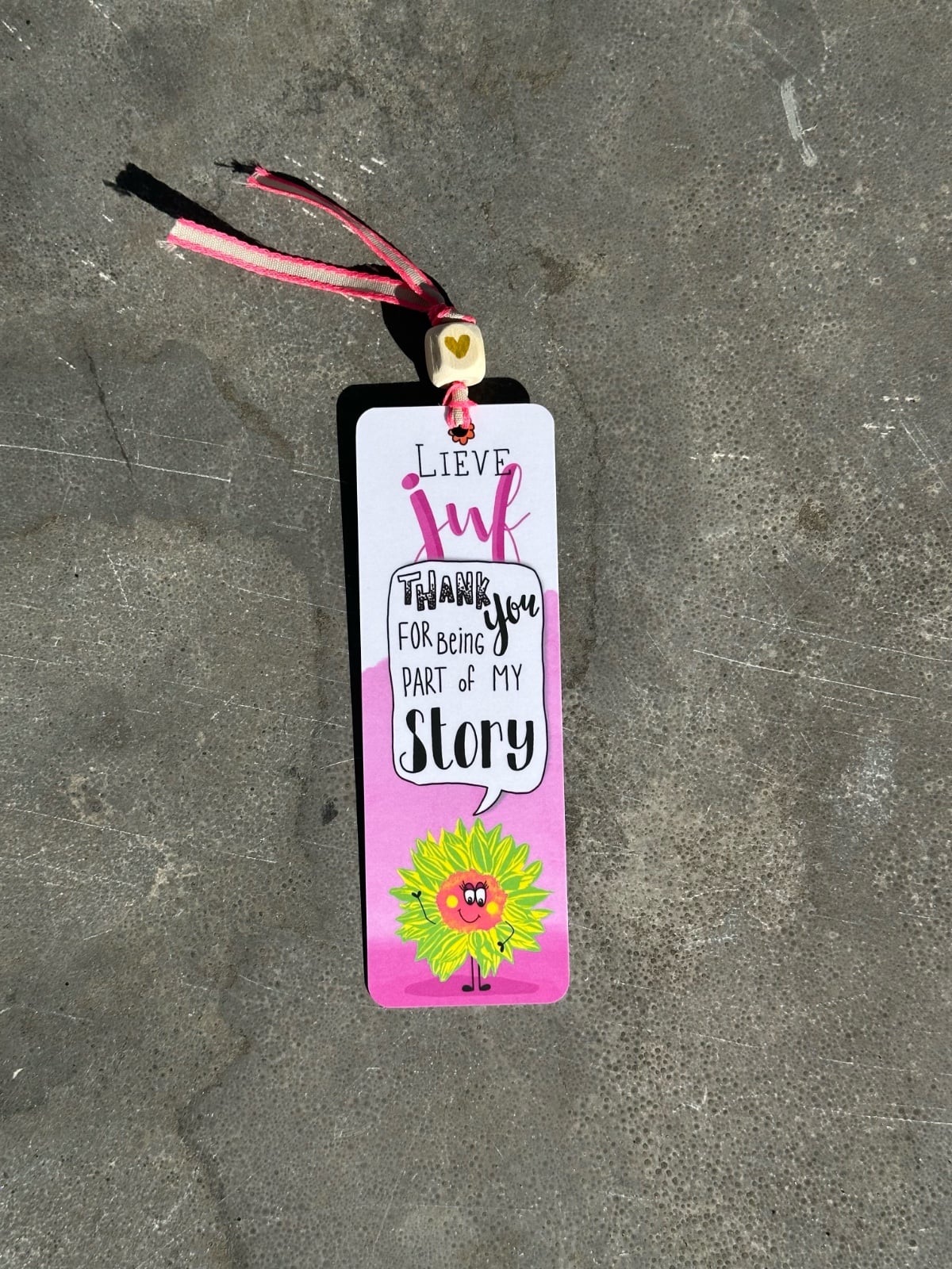 Boekenleggers Juf Thanks! (Engelse versie)