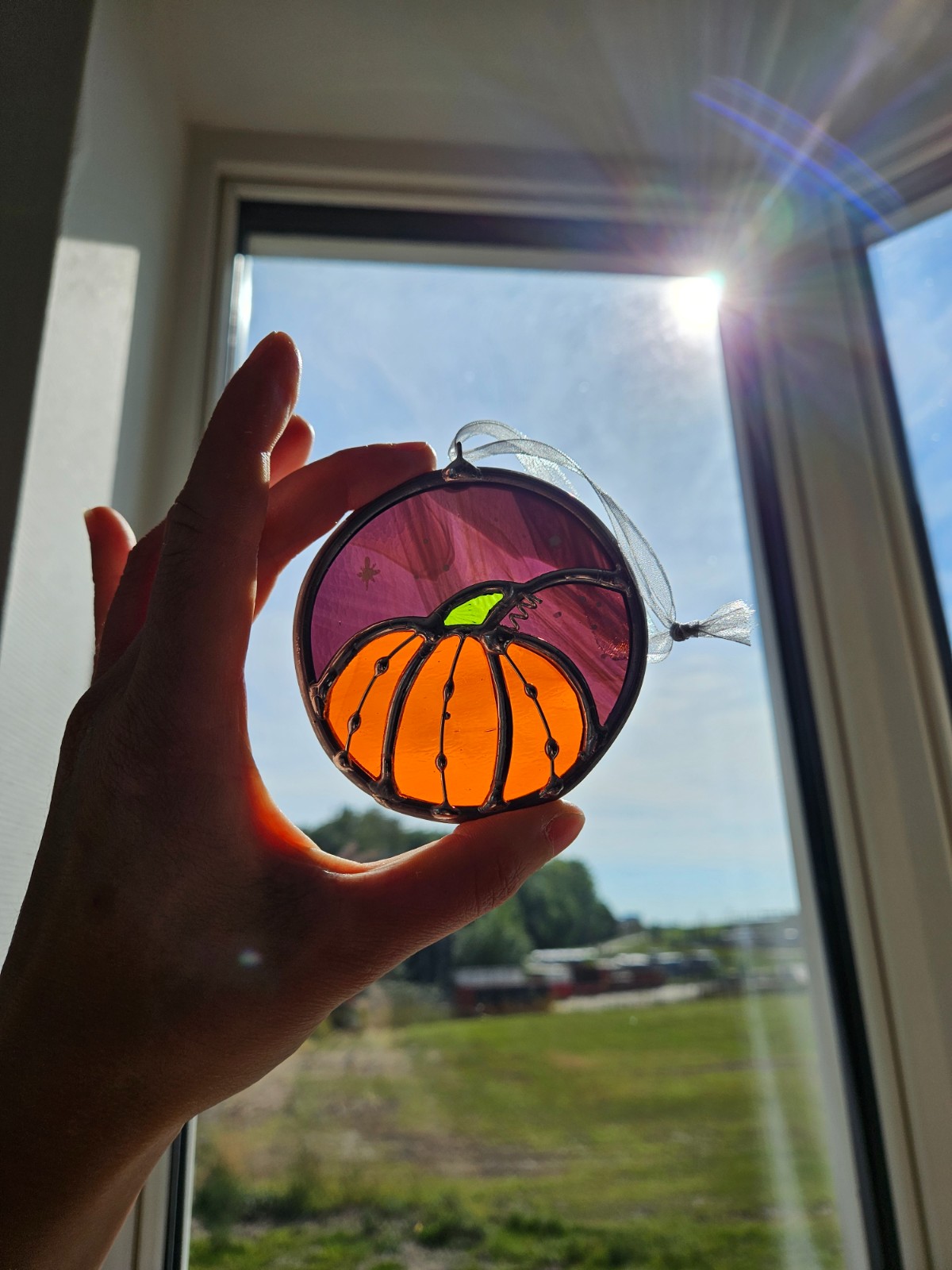 Glas in lood hanger ready to harvest - 97380 Glas in lood hanger ready to harvest