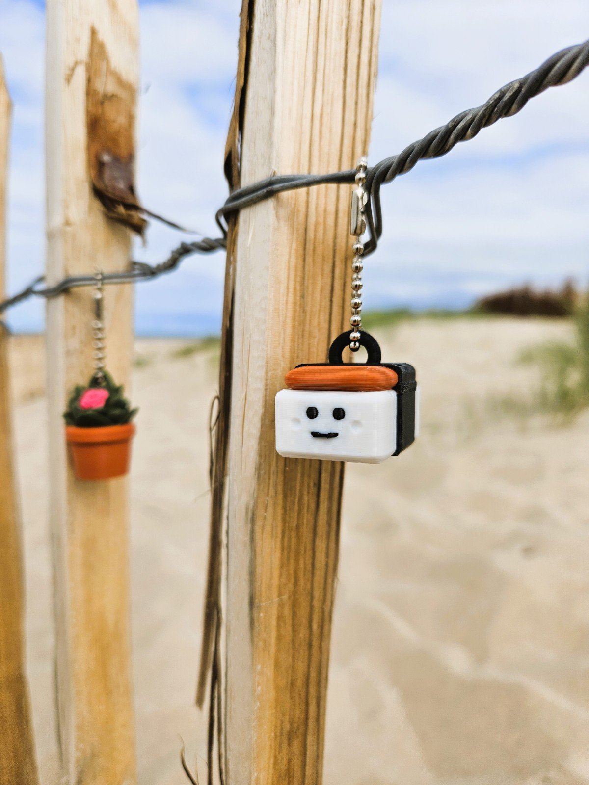 Musubi Spam sleutelhanger - 95246 Musubi Spam sleutelhanger 'Mr. Musubi'