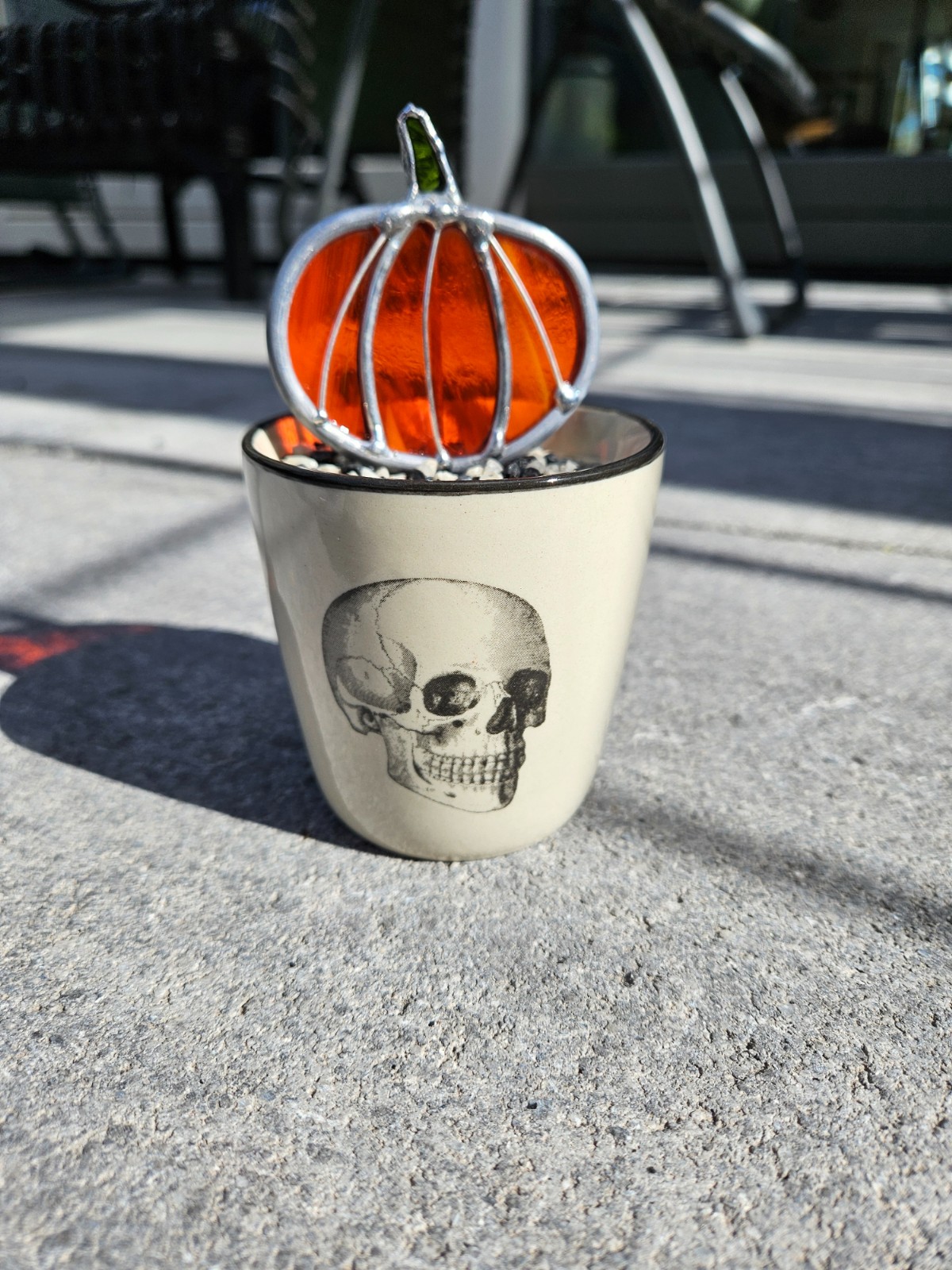 Planten steker paddestoel of pompoen - 97398 Planten steker paddestoel of pompoen