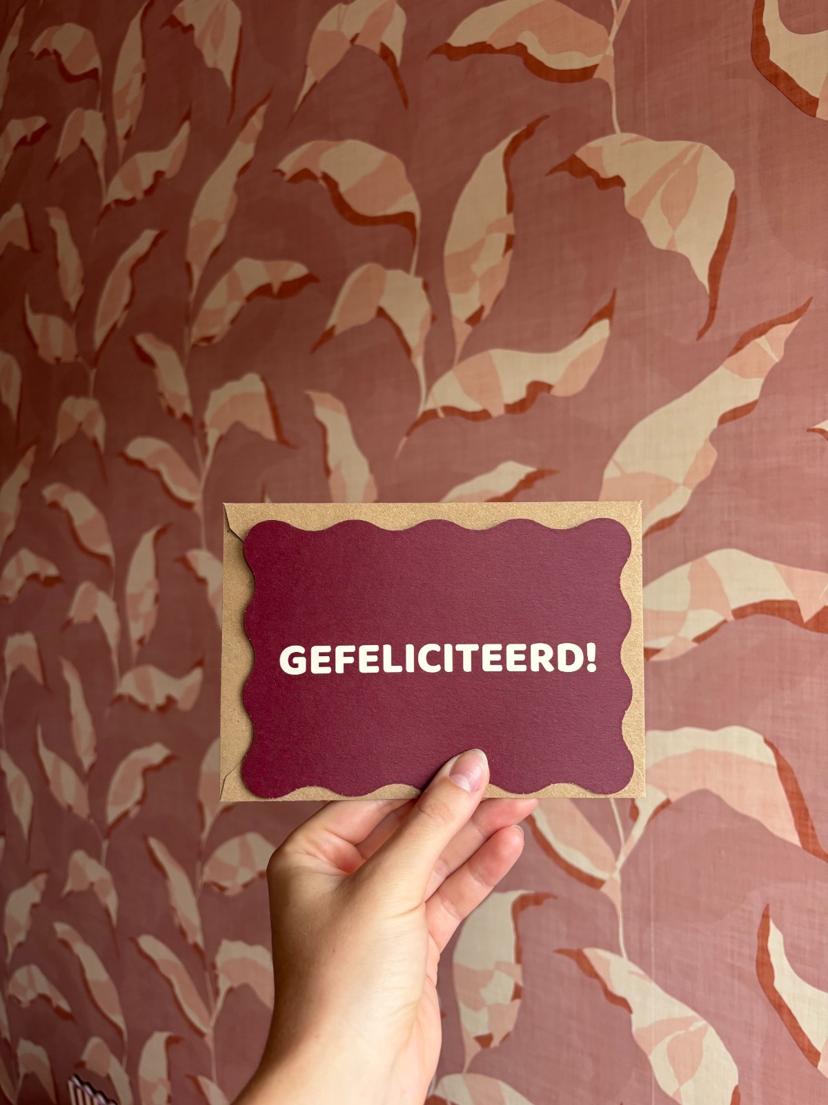 Wenskaart - Gefeliciteerd!