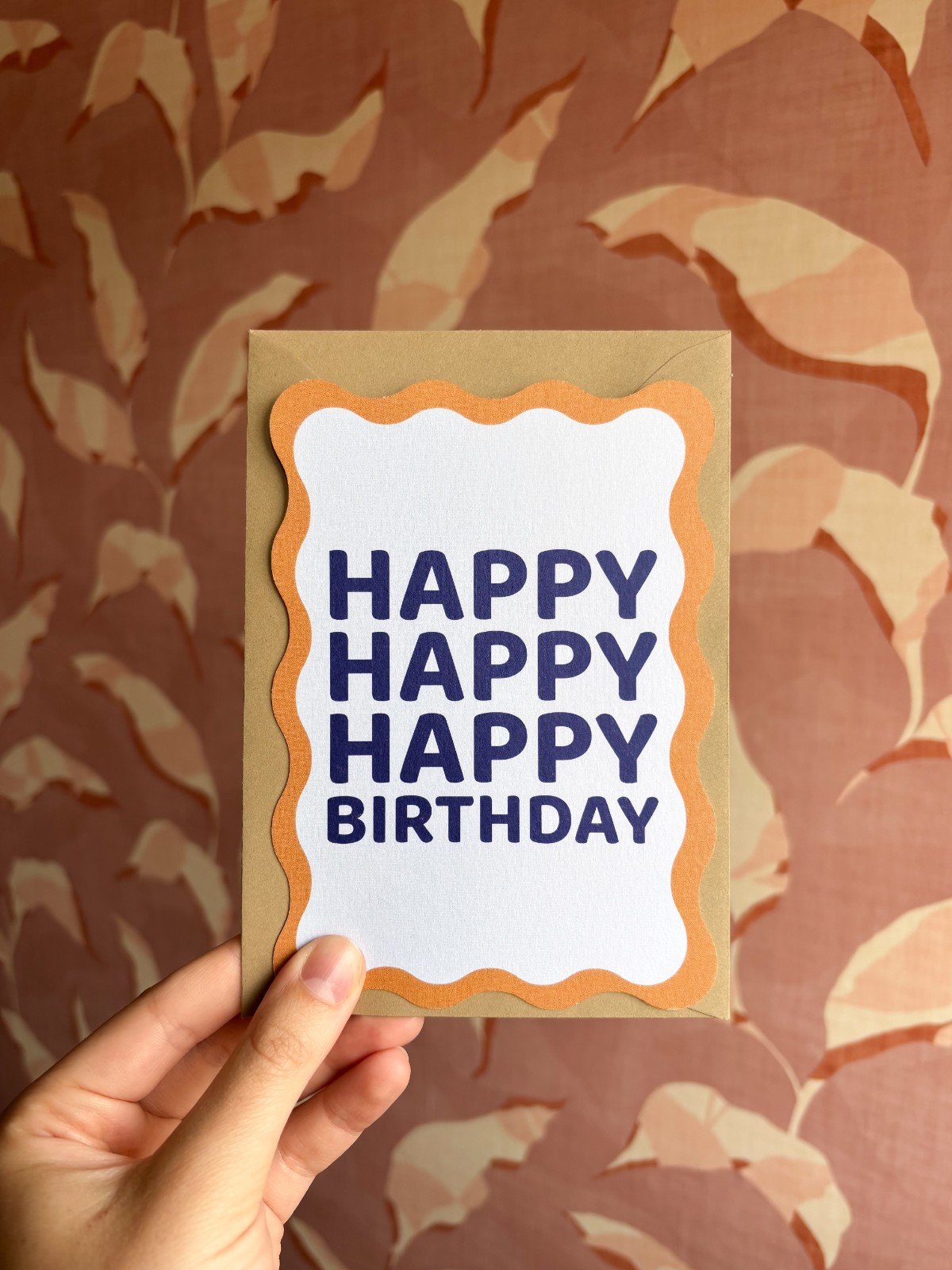 Wenskaart - Happy Happy Happy Birthday