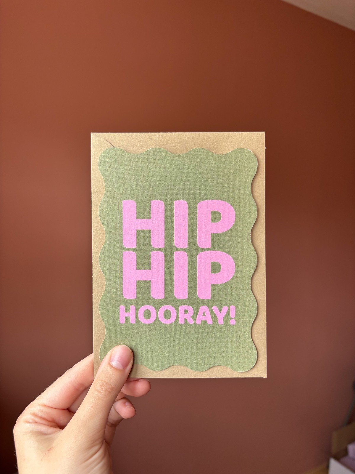 Wenskaart - Hip Hip Hooray!