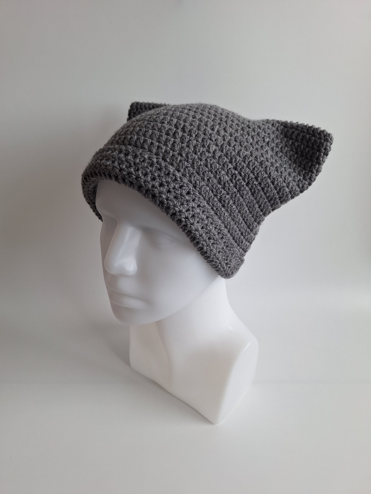 Gehaakte muts | Grijs - 99247 Gehaakte muts | Grijs