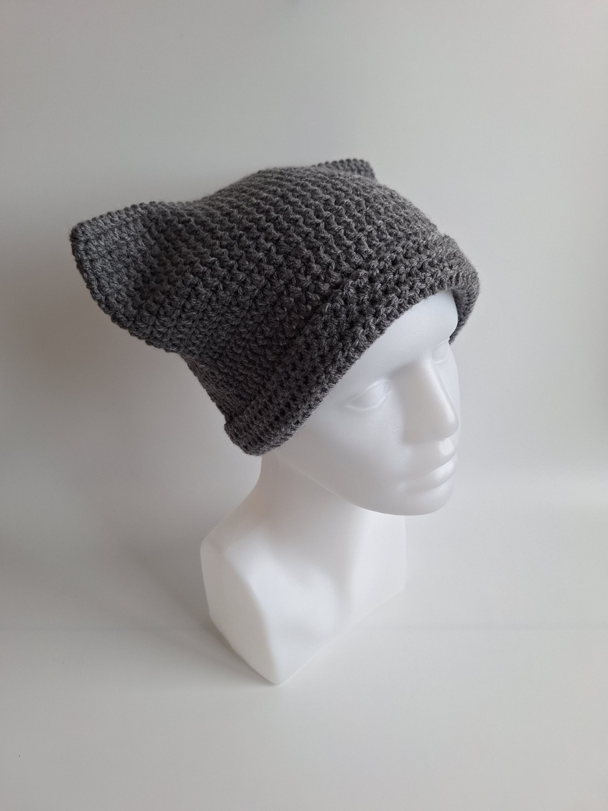 Gehaakte muts | Grijs - 99248 Gehaakte muts | Grijs