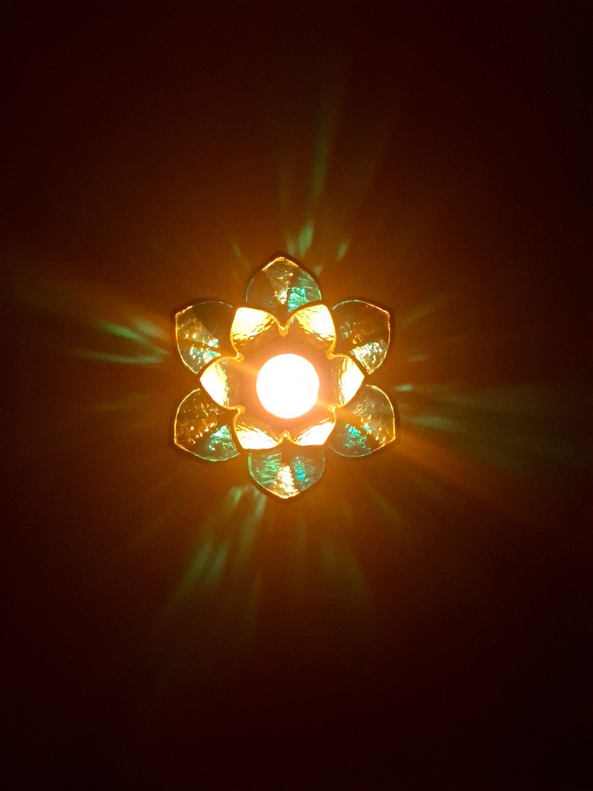 Glas in lood Lotus "Aurora" - 98940 Glas in lood Lotus "Aurora"