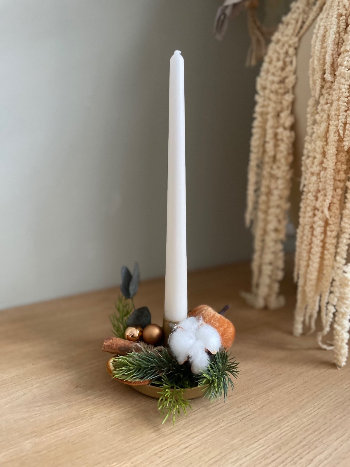 Kaarshouder met kaars “pumpkin” - 98541 Kaarshouder met kaars “pumpkin”