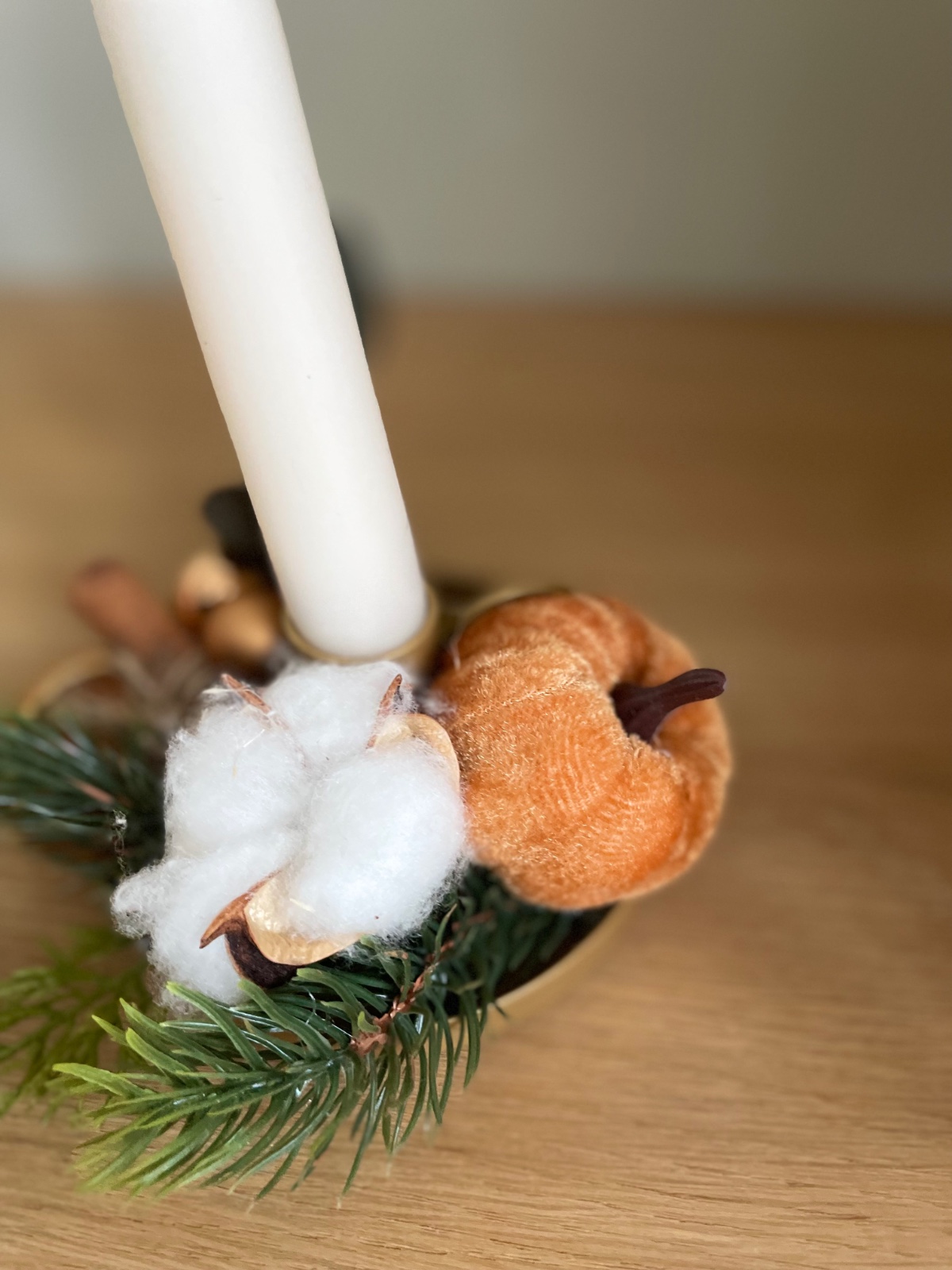 Kaarshouder met kaars “pumpkin” - 98543 Kaarshouder met kaars “pumpkin”