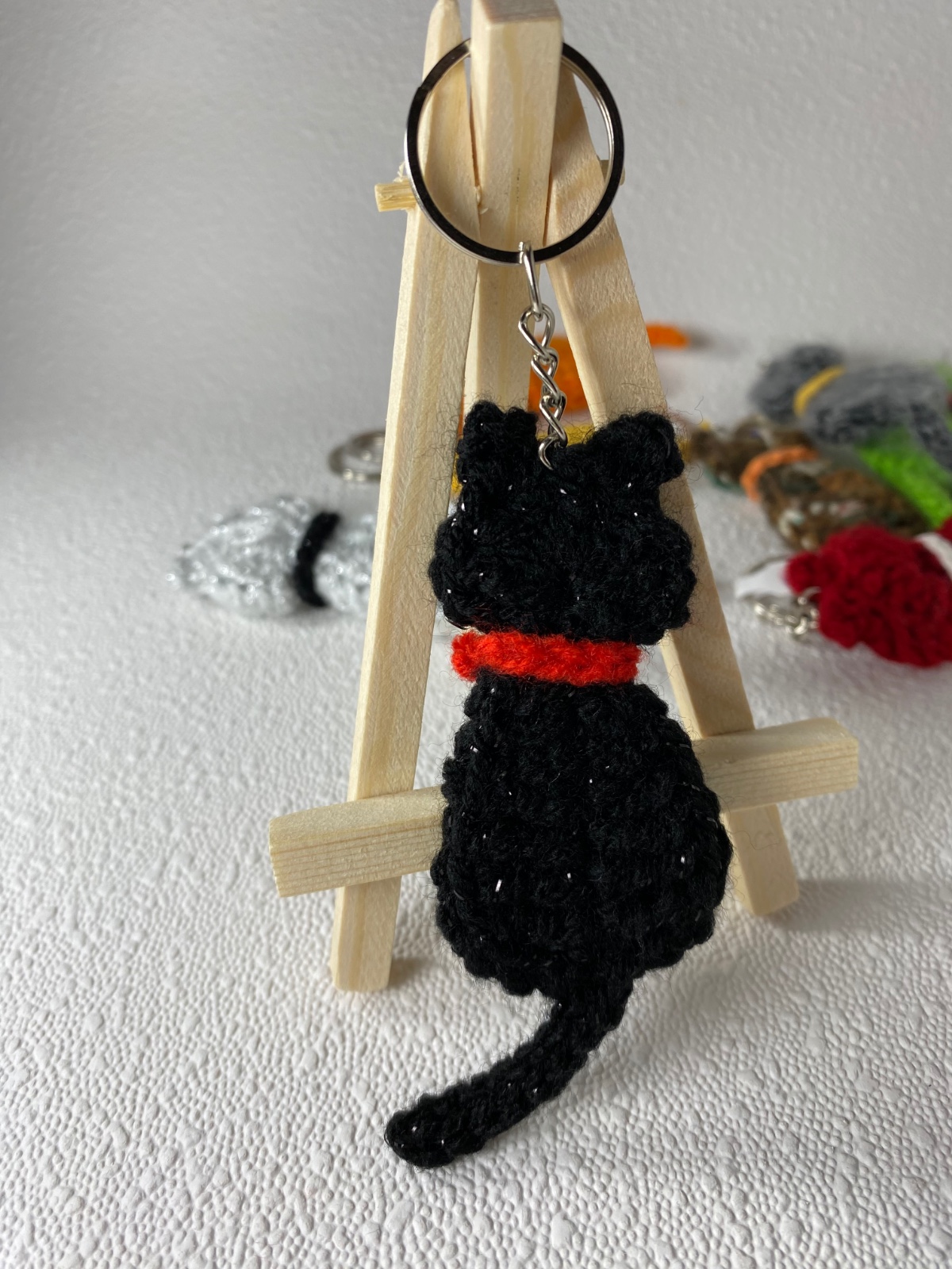 Katten Sleutelhanger – Handgemaakt Haakwerk vol Liefde