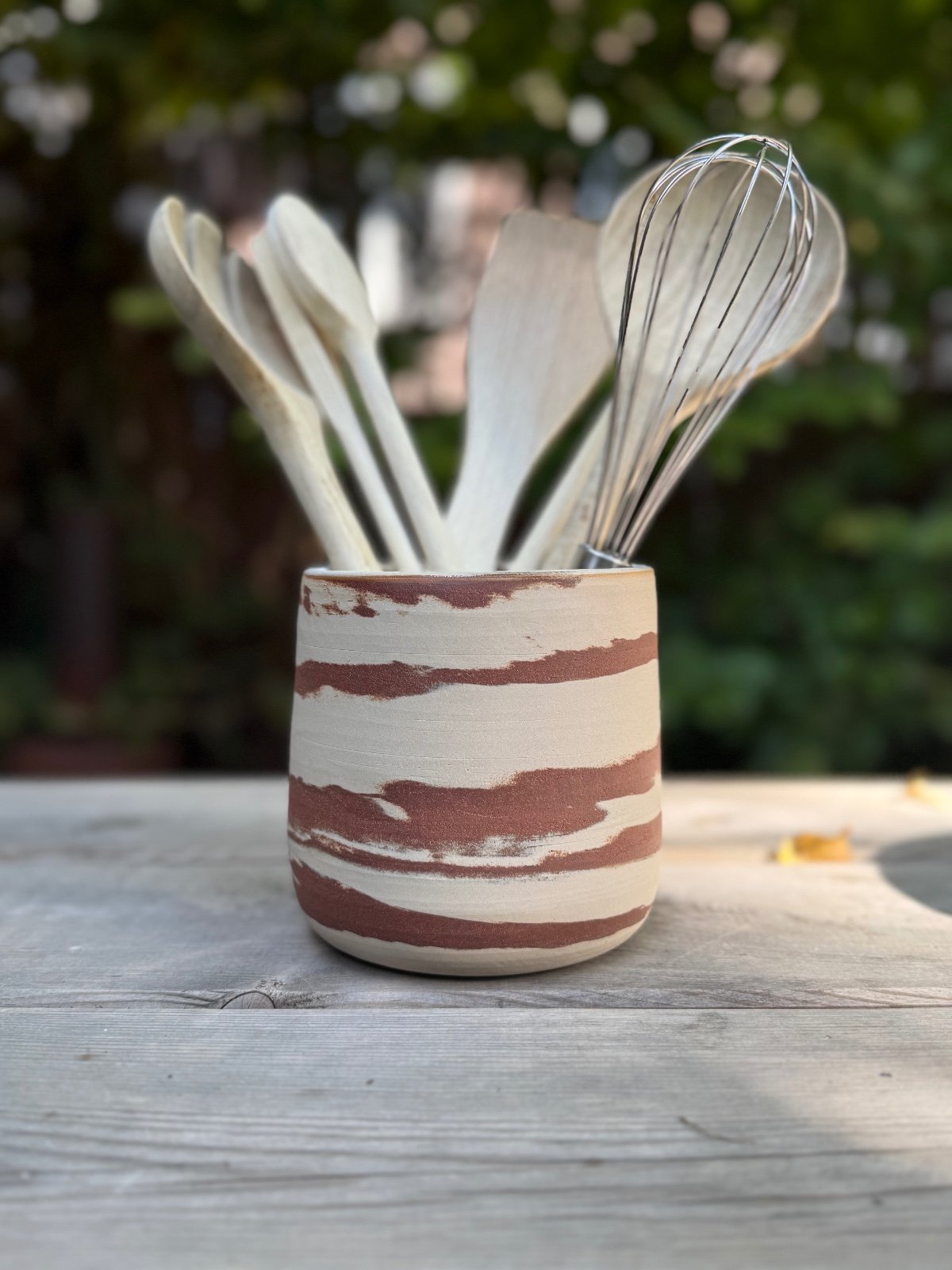 Pollepel houder om je aanrecht op te fleuren!