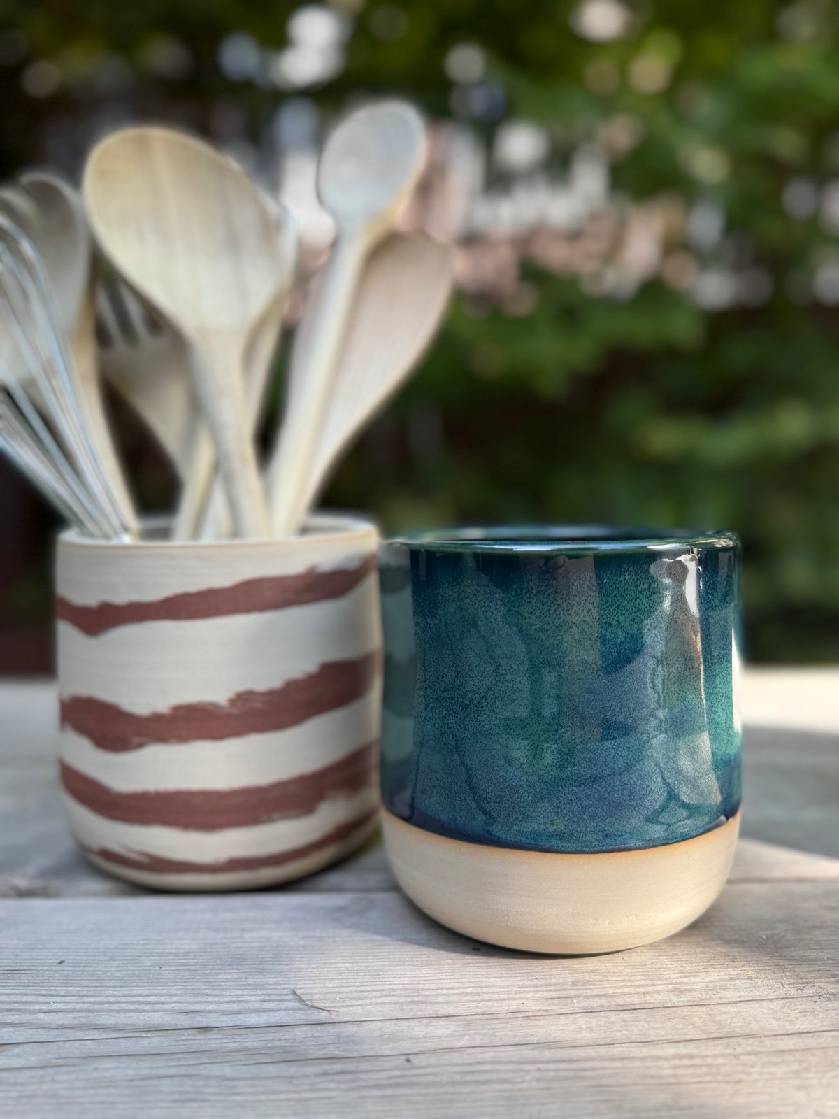 Pollepel houder om je aanrecht op te fleuren!