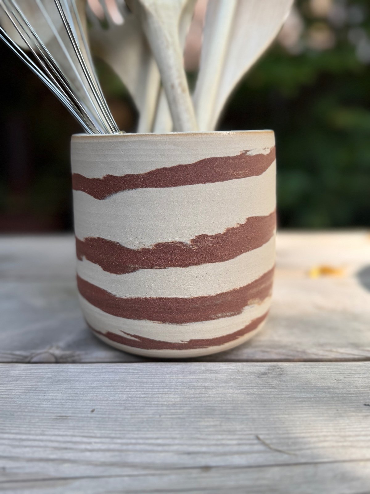 Pollepel houder om je aanrecht op te fleuren!