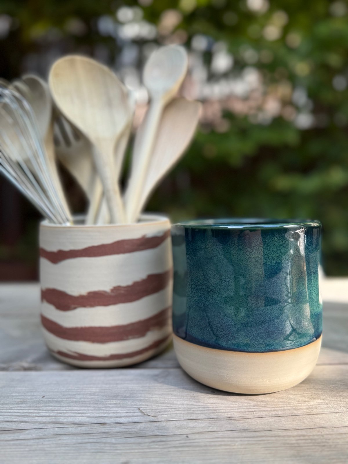 Pollepel houder om je aanrecht op te fleuren!