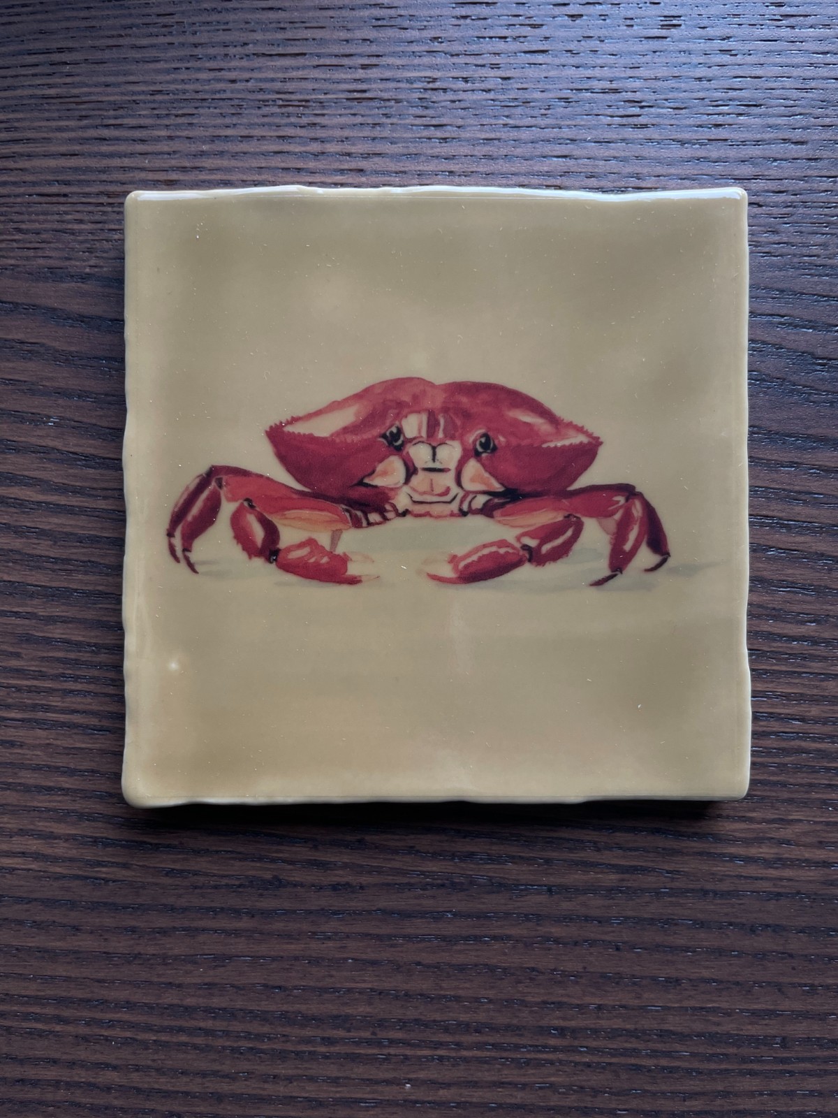 Tegeltje camel - Krab aquarel - 100353 Tegeltje camel - Krab aquarel