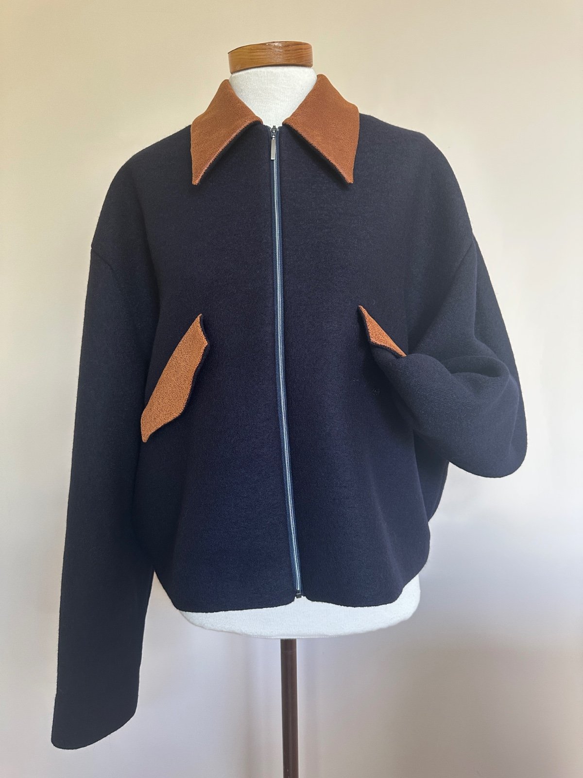 Bomber jas, wollen jas, herfst jas, dames jas - 101818 Bomber jas, wollen jas, herfst jas, dames jas