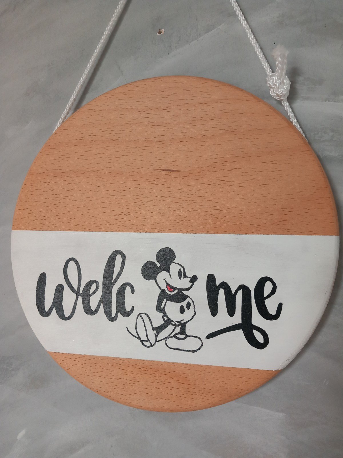 Welcome – handgemaakt houten wandbord