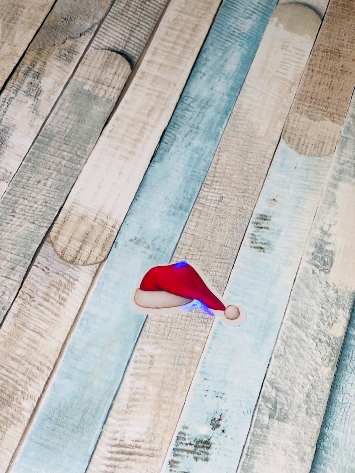 10 Cricut Kerst Stickers – Holografische Sparkle Edition