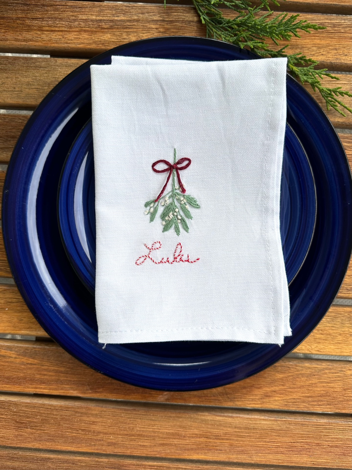 Gepersonaliseerde kerstservet - 104433 Gepersonaliseerde kerstservet