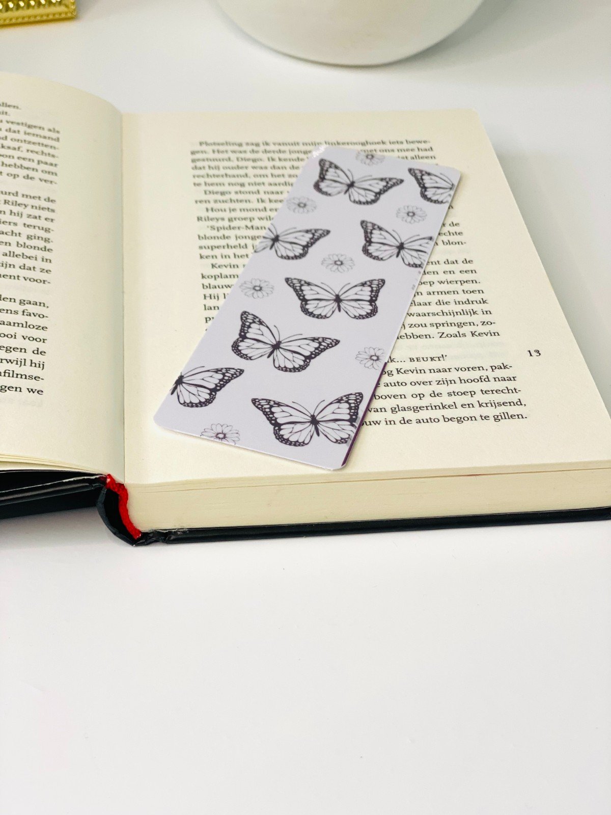 Handgemaakte Gelamineerde Bladwijzer – Glanzend Fotopapier – Unie… - 100861 Handgemaakte Gelamineerde Bladwijzer – Glanzend Fotopapier – Uniek Ontwerp