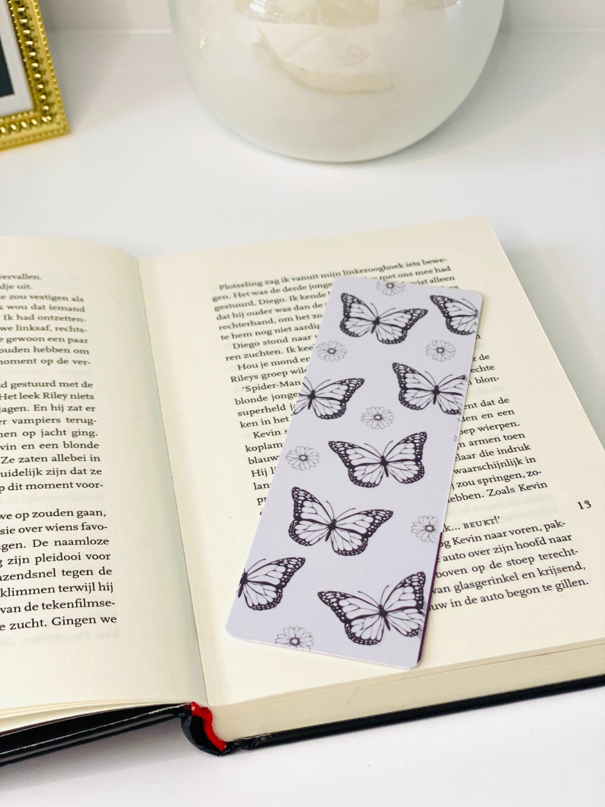 Handgemaakte Gelamineerde Bladwijzer – Glanzend Fotopapier – Unie… - 100862 Handgemaakte Gelamineerde Bladwijzer – Glanzend Fotopapier – Uniek Ontwerp