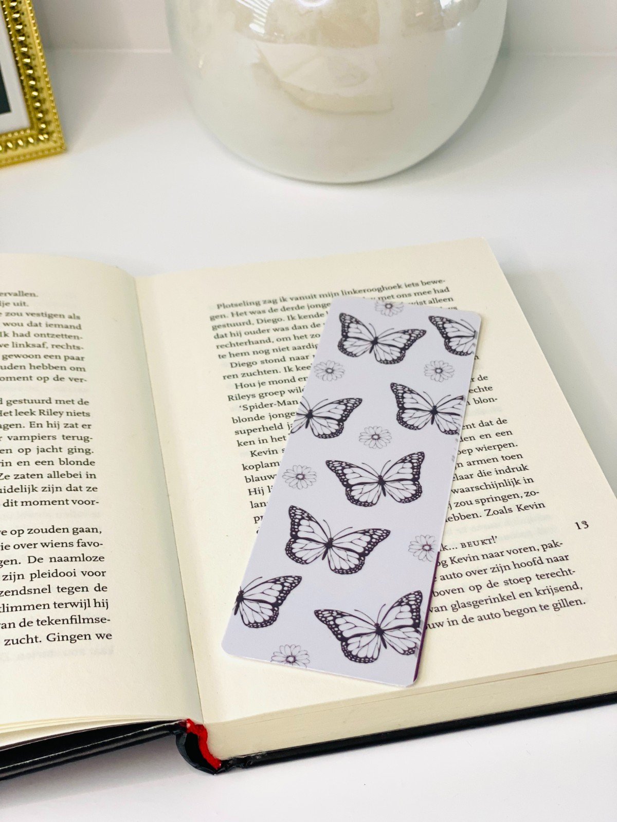 Handgemaakte Gelamineerde Bladwijzer – Glanzend Fotopapier – Unie… - 100863 Handgemaakte Gelamineerde Bladwijzer – Glanzend Fotopapier – Uniek Ontwerp