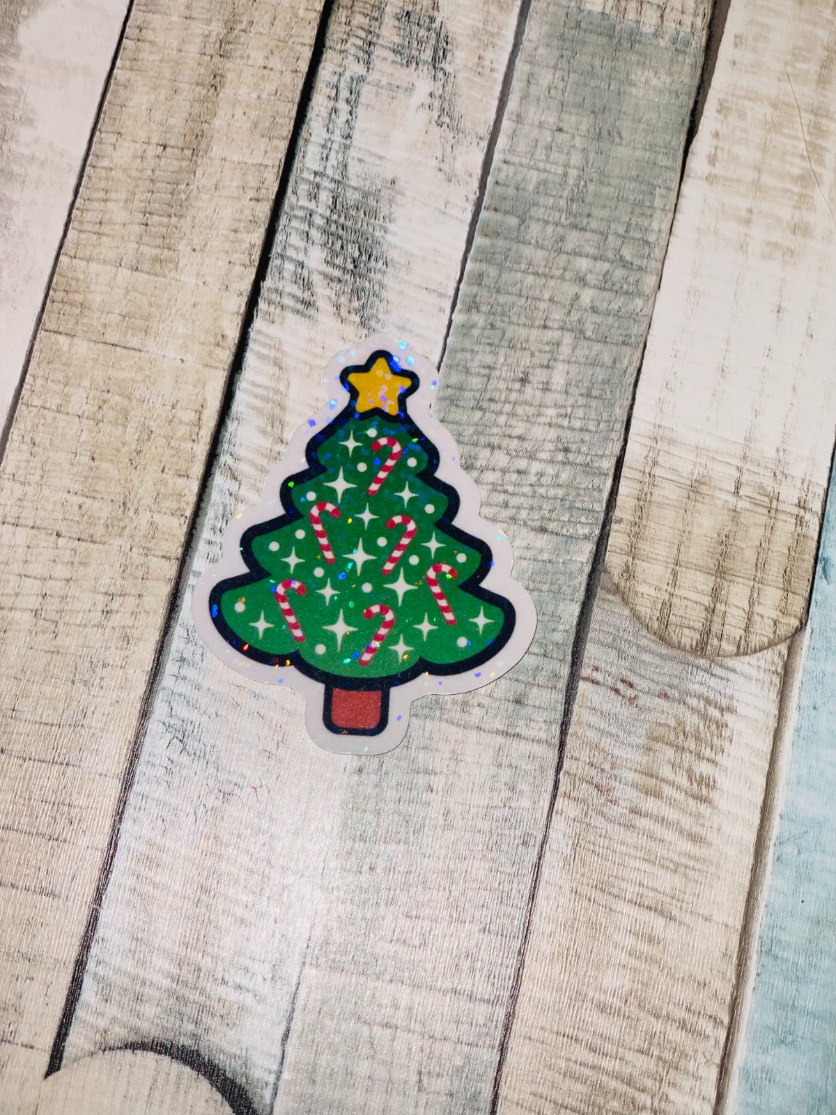 Magische Kerst Stickers – Holografisch Effect - 103019 Magische Kerst Stickers – Holografisch Effect