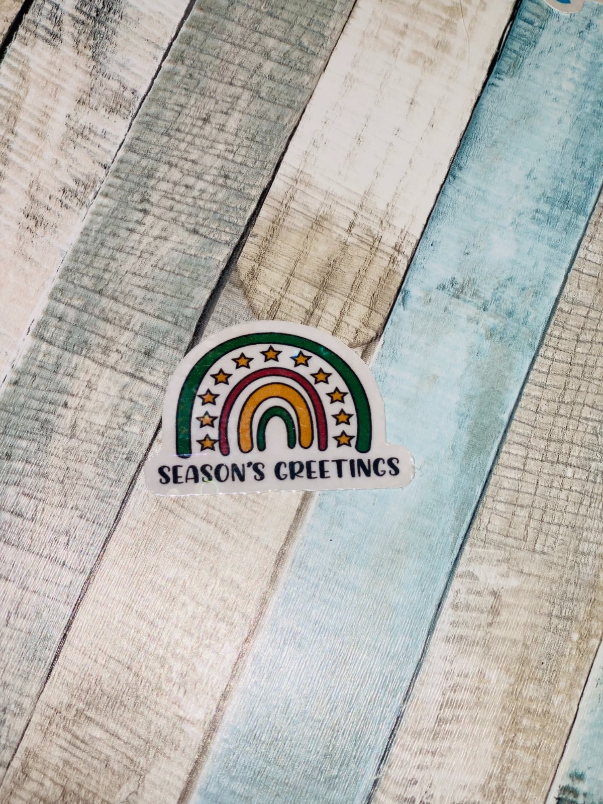 Magische Kerst Stickers – Holografisch Effect - 103027 Magische Kerst Stickers – Holografisch Effect