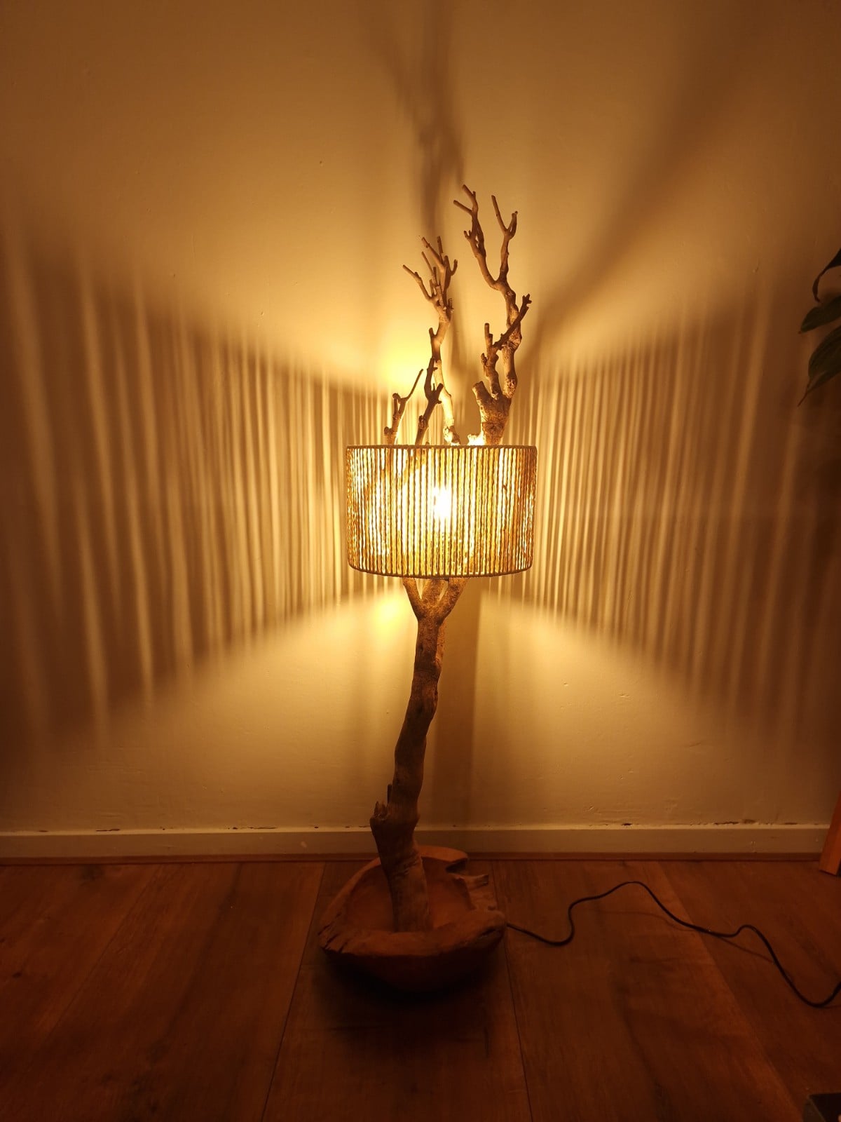 Seringen lamp met lage kap - 105150 Seringen lamp met lage kap