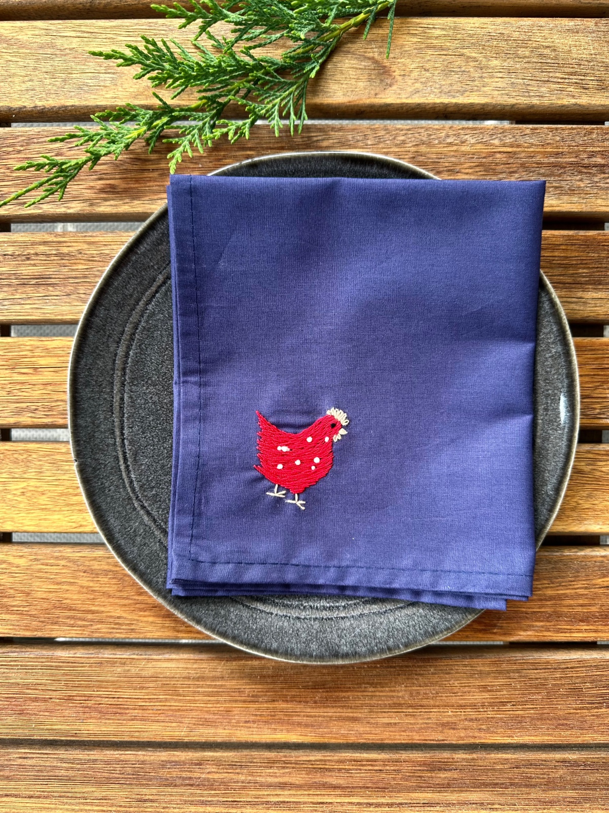 Servet "Landelijk leven" - 104428 Servet "Landelijk leven"