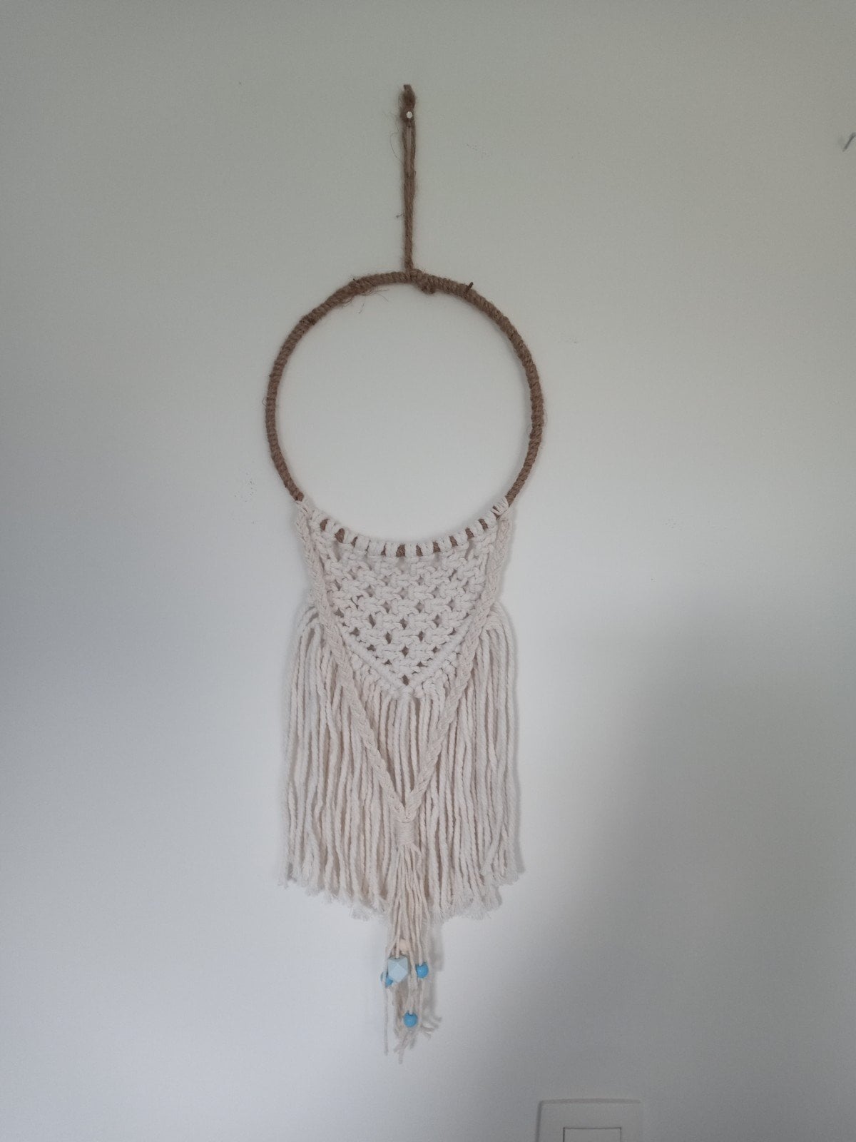 Wandjuweel, SENNA-1, macramé, ecru - 102211 Wandjuweel, wanddecoratie, macramé, ecru
