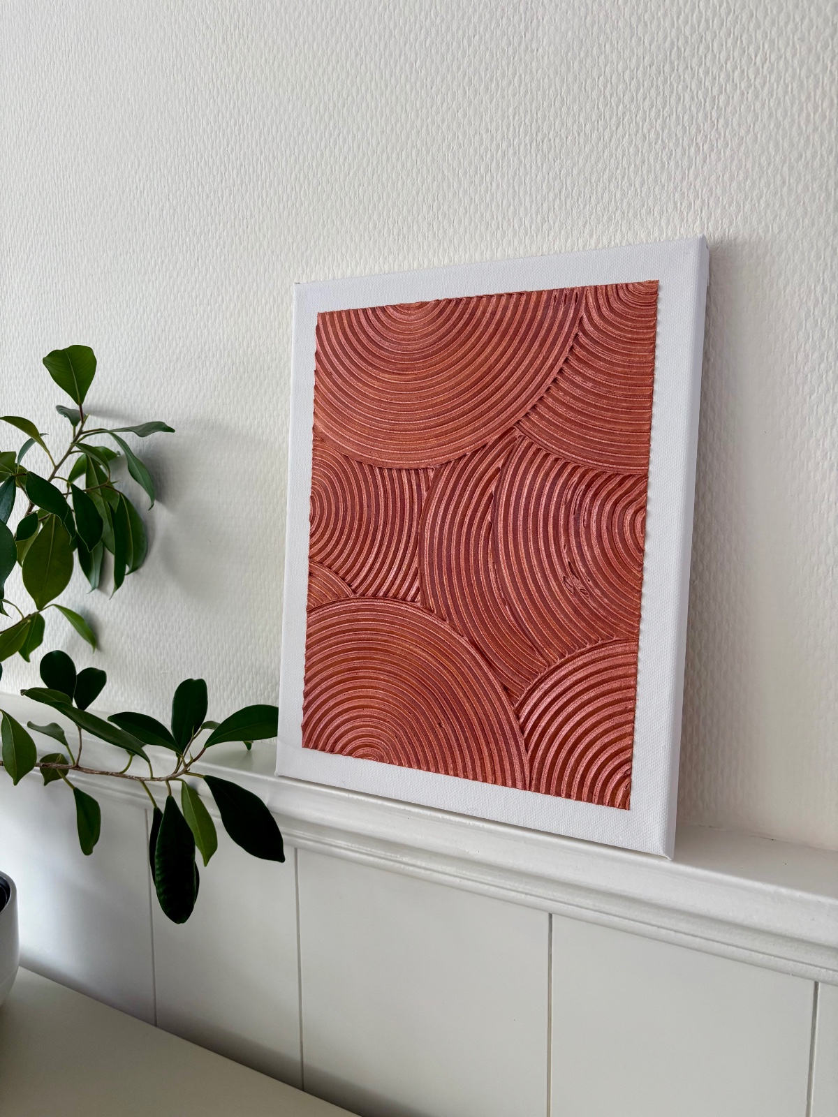 Koperen golven – Textured Art